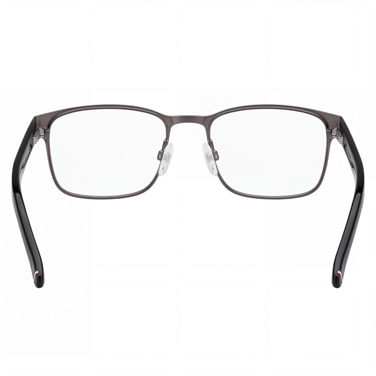 Tommy Hilfiger TH 1769 Men's Stainless Steel Semi Matte Dark Ruthenium Rectangular Demo Eyeglasses 55mm, Photo 3