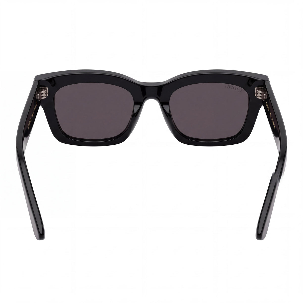 Gafas de sol para mujer Gucci Gg1790s-001 tipo ojo de gato de acetato no polarizadas, negro, gris, negro, 51 mm, Photo 3