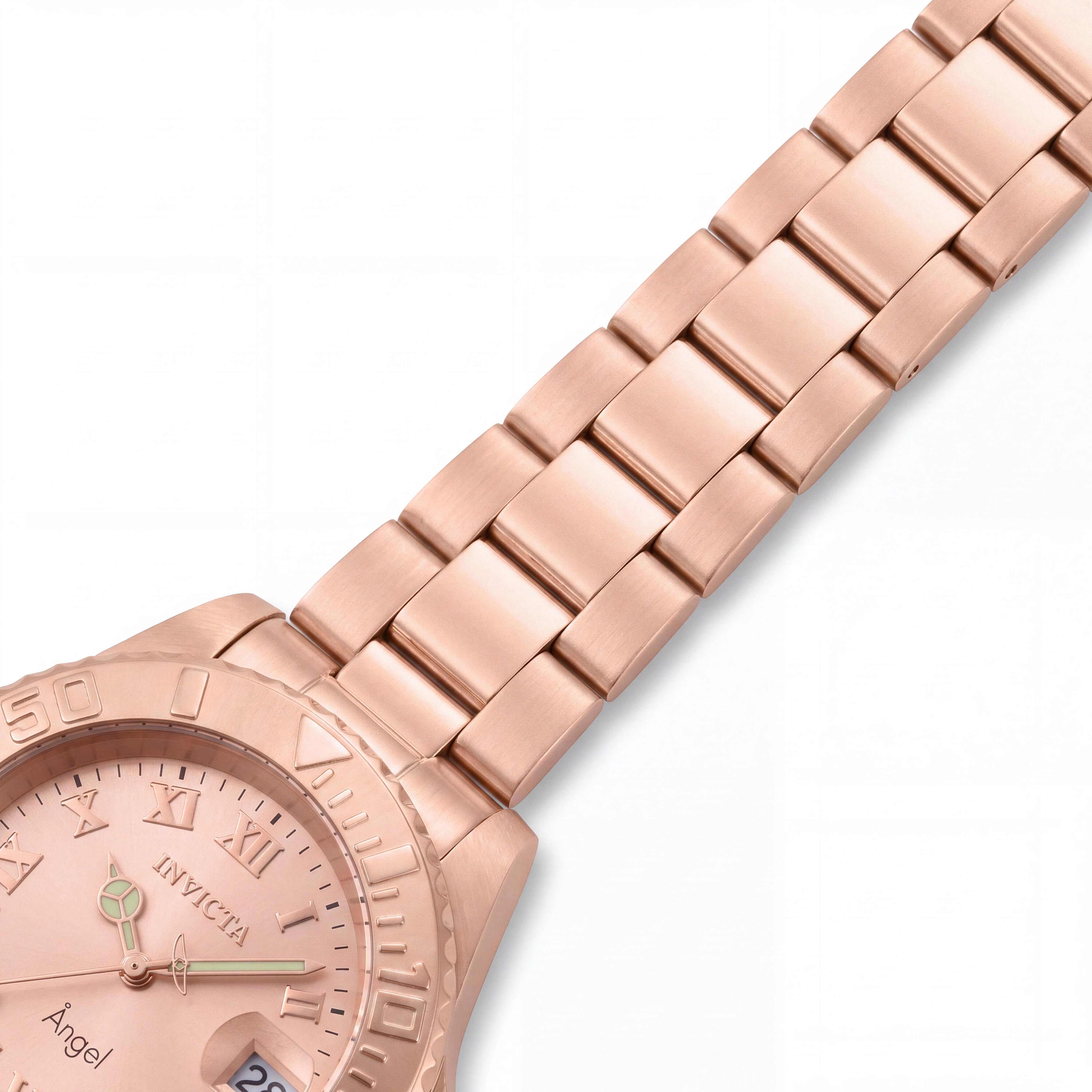 Invicta Angel 14322 Women's 40mm Rose Gold Stainless Steel Dive Watch with Luminous Dial, Photo 3