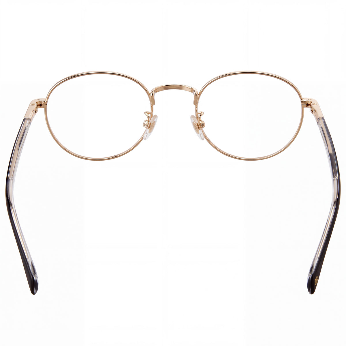 David Beckham Db 1127 Men's Modern Eyeglasses, Gold Black Alloy Steel Frame, 51mm Lens Width, Photo 3