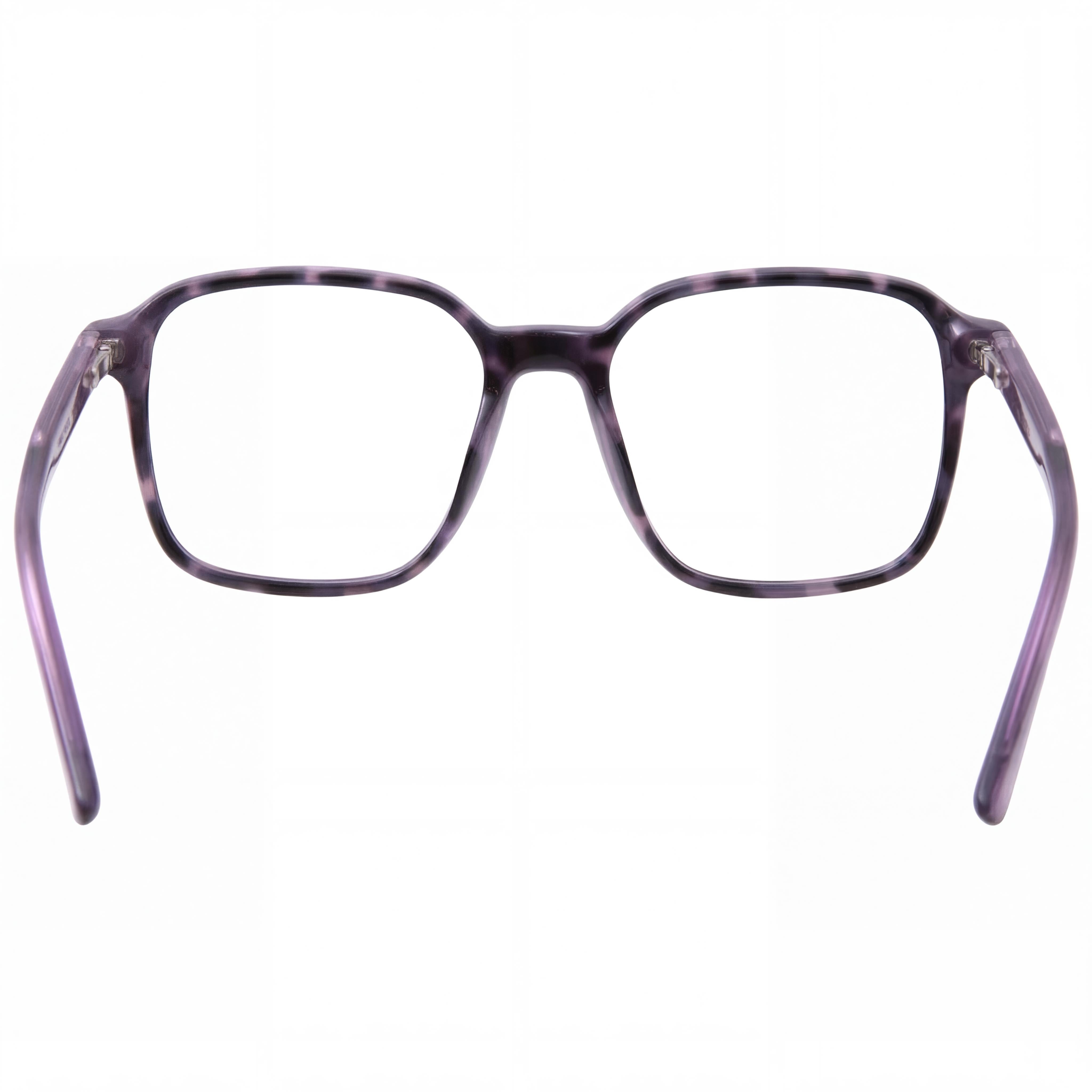 Calvin Klein Ck23524 Unisex Full Rim Square Plastic Frame Non-Polarized Polycarbonate Lens Sunglasses Violet Havana 52-17-140, Photo 4
