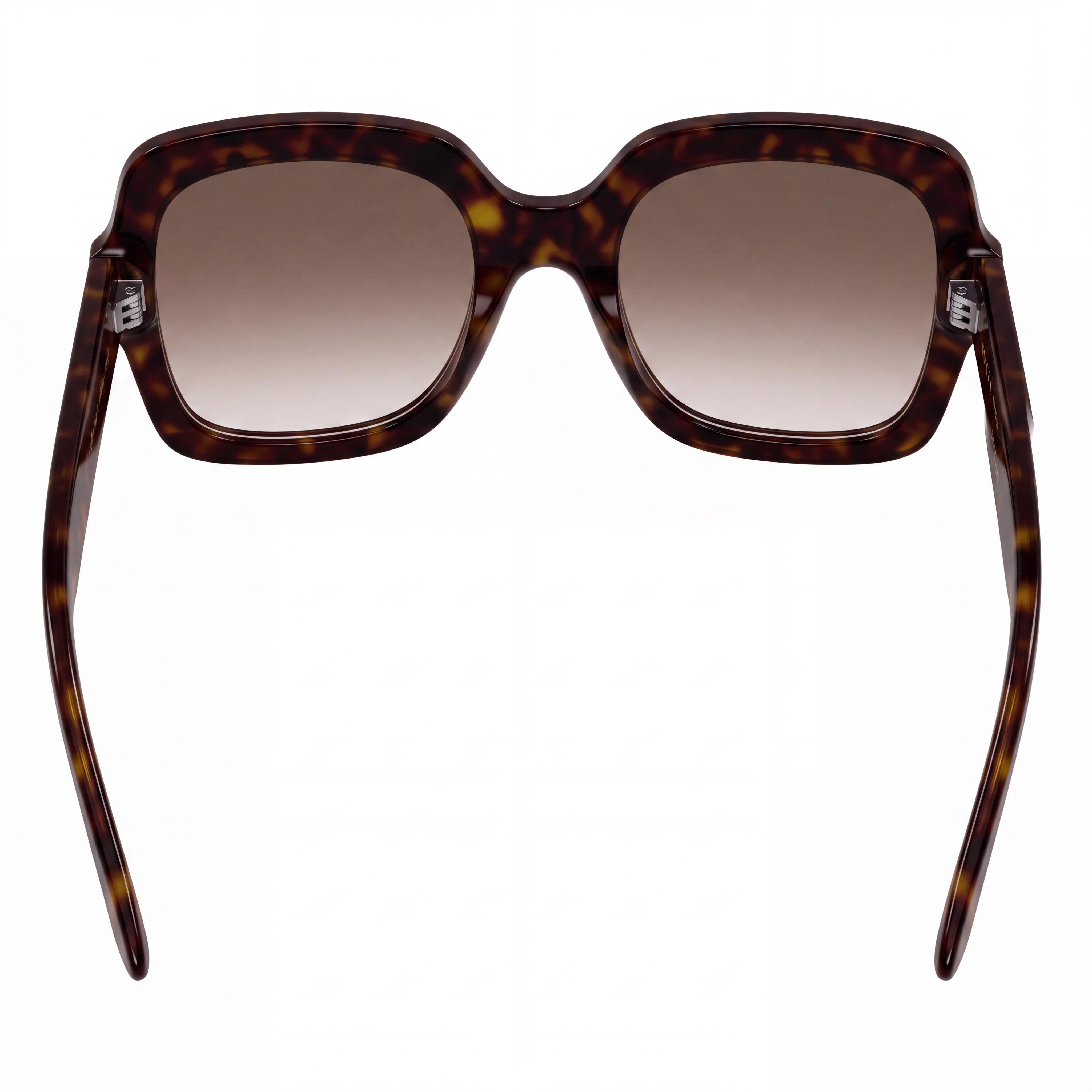 Gucci GG1337S Women's Classic Havana Gold Injected Plastic Brown Gradient Non-Polarized UV Protection 54mm Sunglasses, Photo 3