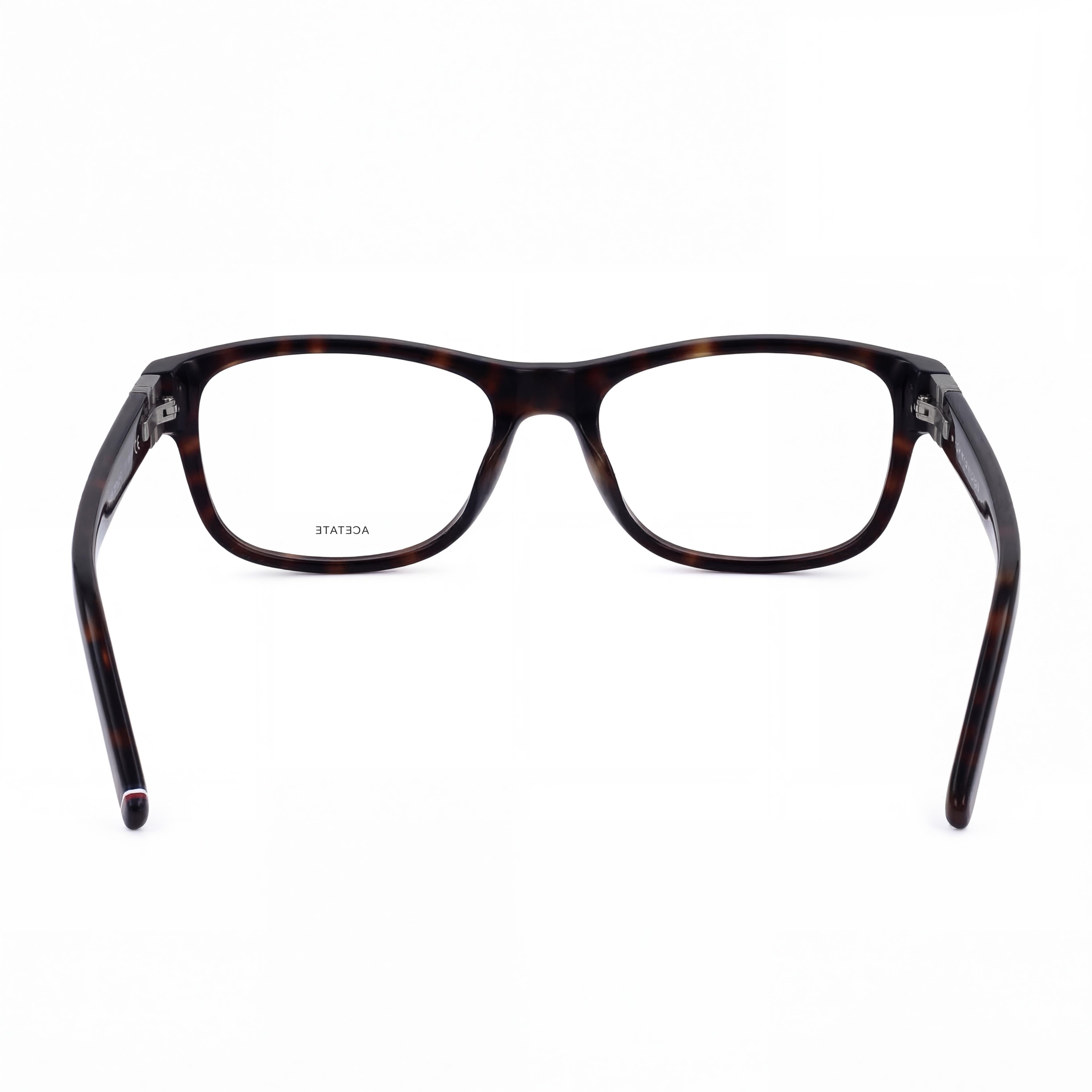 Gafas ópticas unisex clásicas Tommy Hilfiger con montura de acetato Havana, 54-17-145, Photo 3