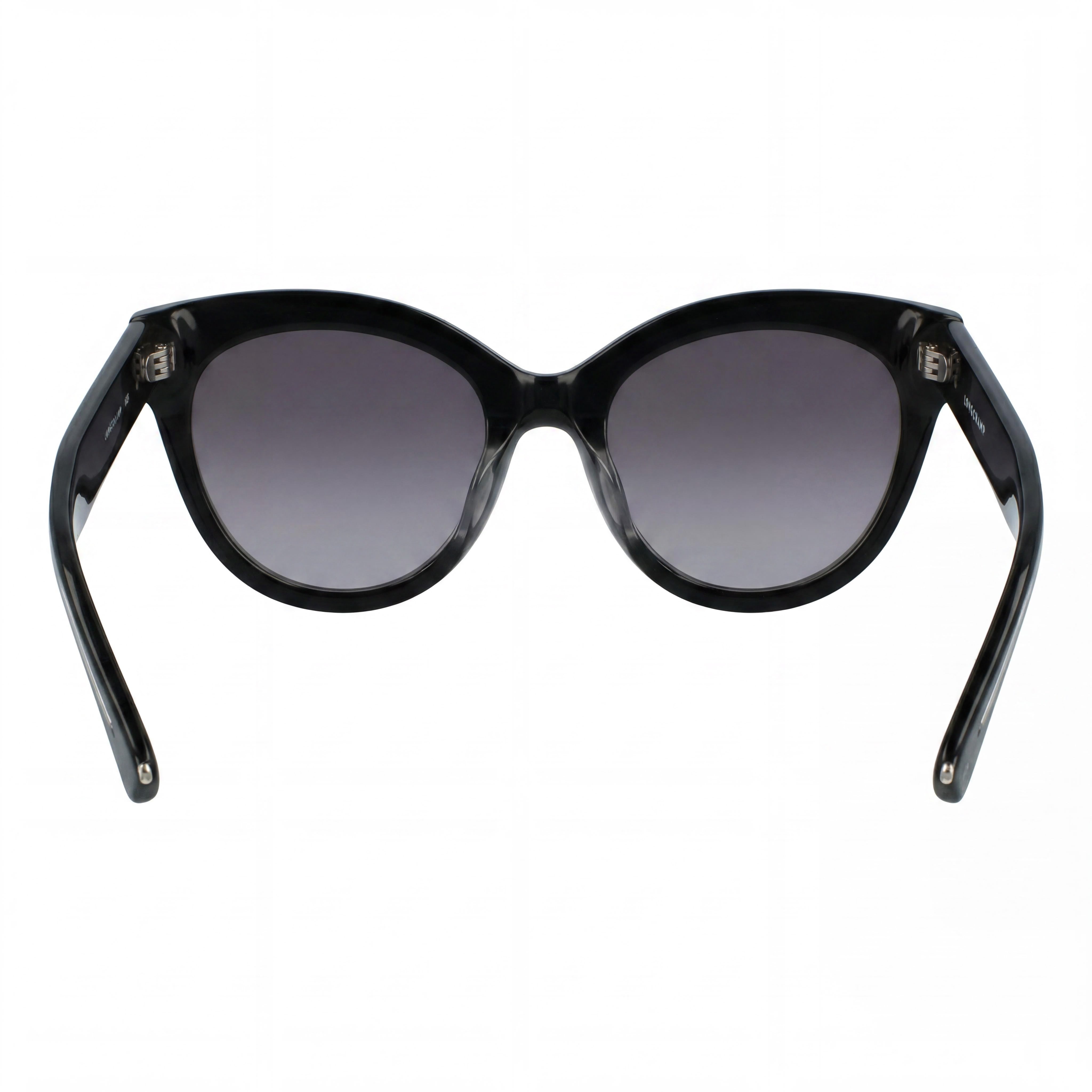 Longchamp Casual LO698S Unisex Black White Acetate Frame Grey Lenses Sunglasses 54-21-145mm, Photo 3