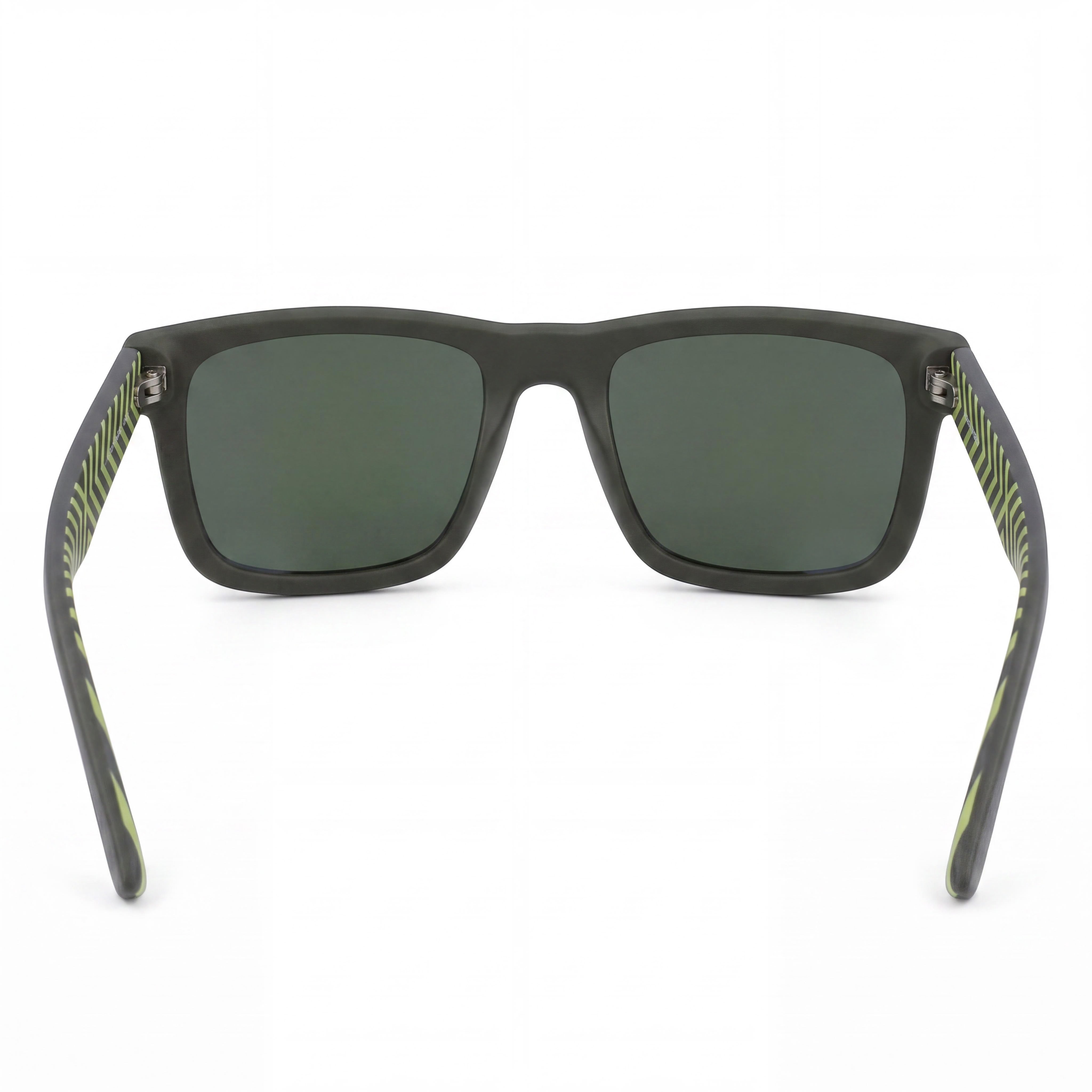 Gafas de sol Lacoste L750s para hombre con montura de plástico verde militar mate y lentes grises UV no polarizadas, 54 mm, Photo 4