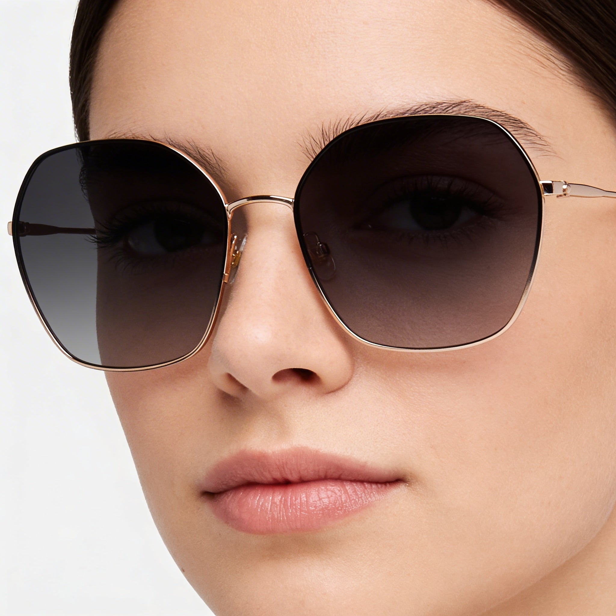 kate spade new york Gafas de sol de mujer de temporada en oro, azul y marrón, de acero inoxidable, con protección UV, de 57 mm, Photo 4
