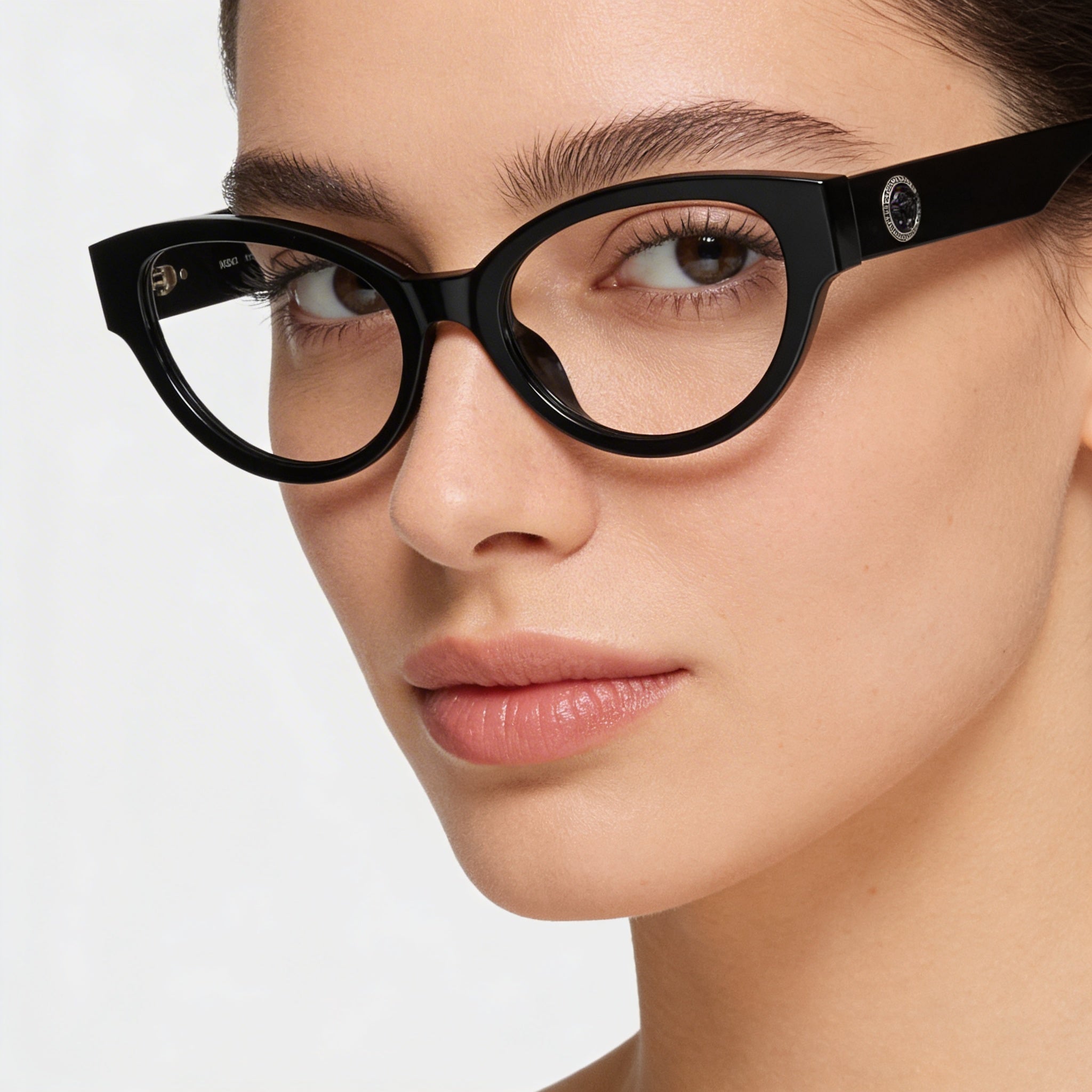Versace Ve 3361u Women's Black Acetate Clear Eyeglasses 51mm, Photo 4