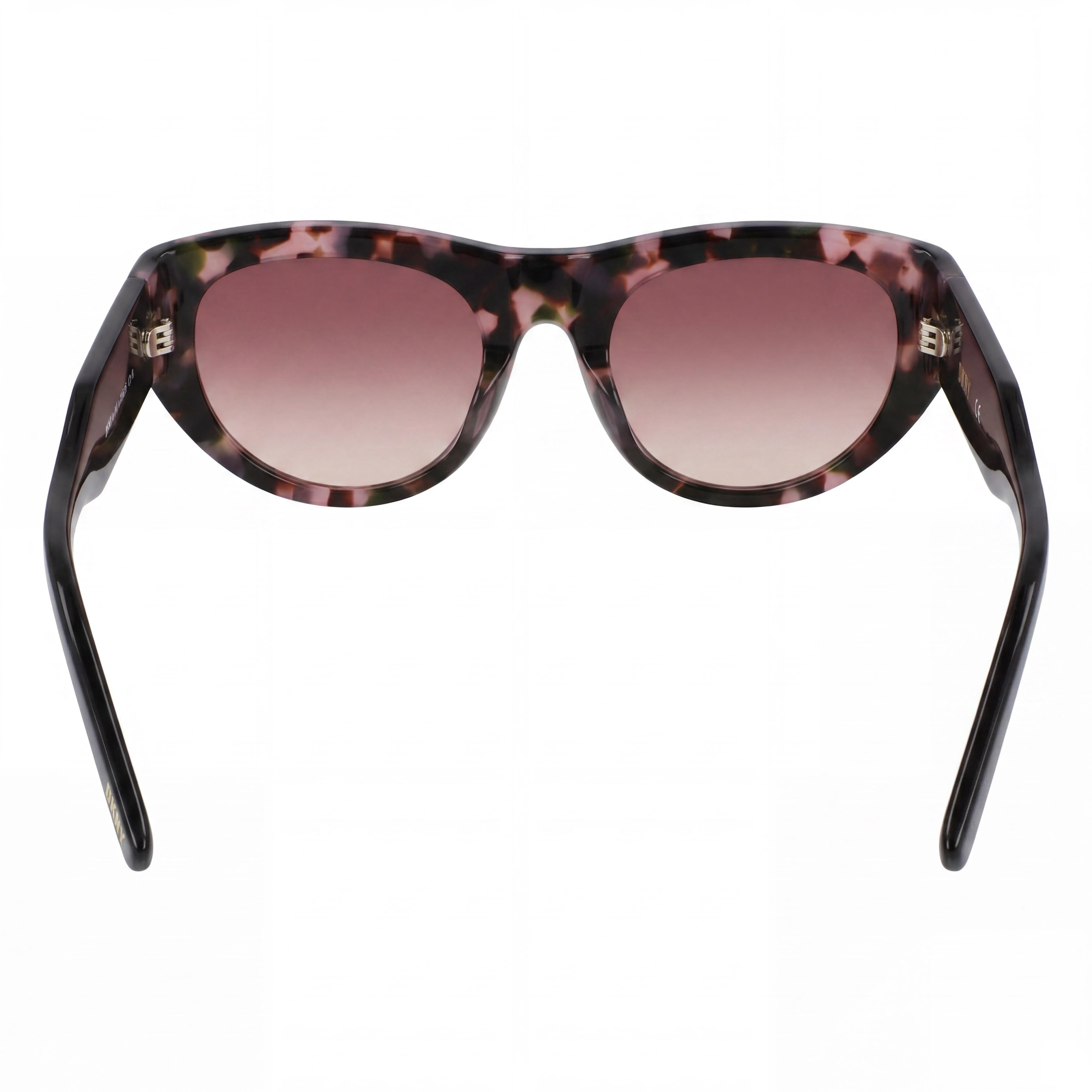 DKNY Dk550s Women's Plastic Sunglasses, Tortoise Roses Frame, Rose Double Lenses, , 53mm Lens Width, Photo 4