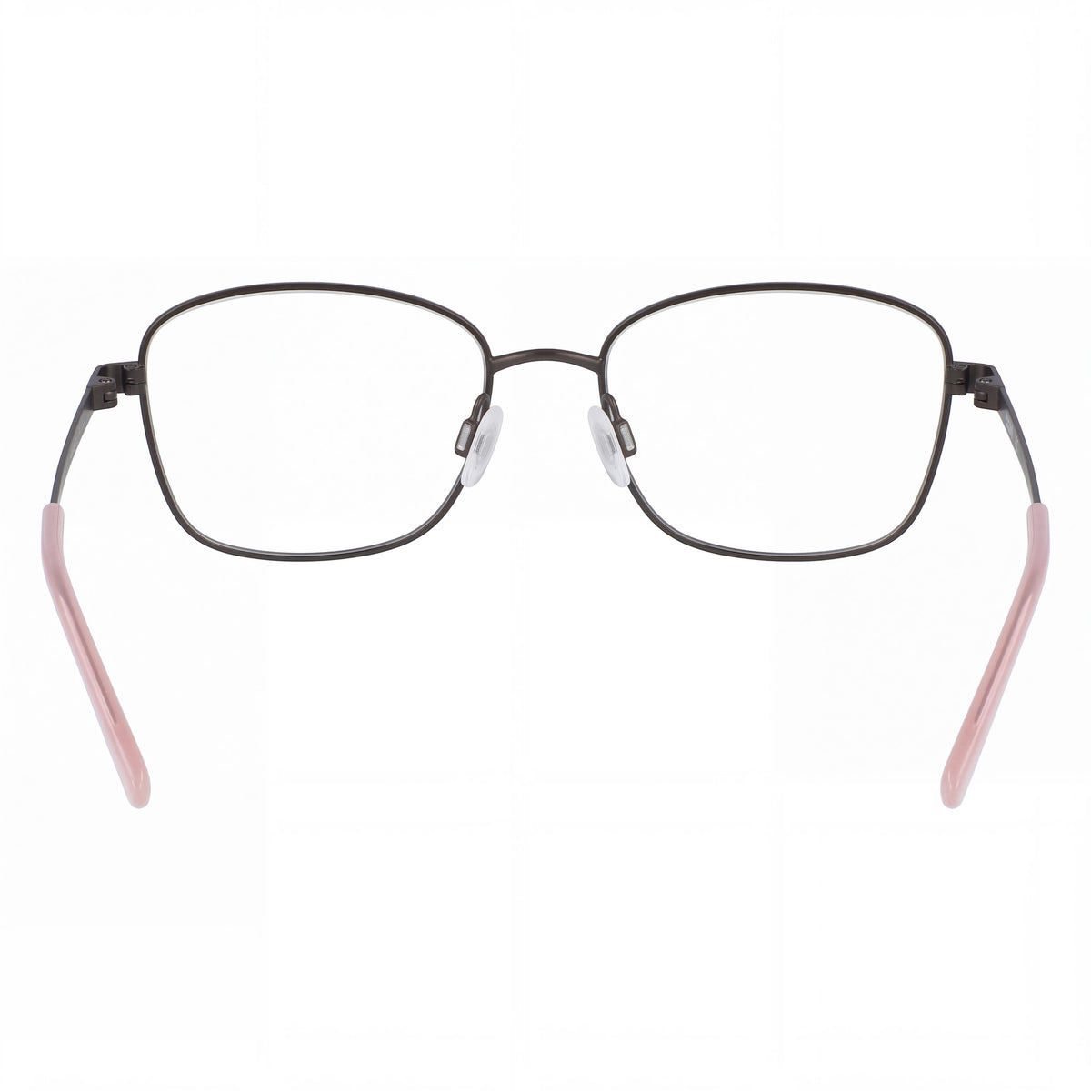 Flexon Modern Women's Eyewear Frame, Gunmetal Acetate, with 52mm Lens Width, 17mm Bridge, and 140mm Temple Length, Photo 4
