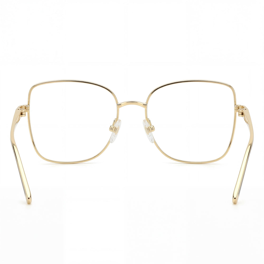 Carolina Herrera Classic Women's Non-Polarized Metal Eyeglasses Black Gold Multicolor Lens 56mm