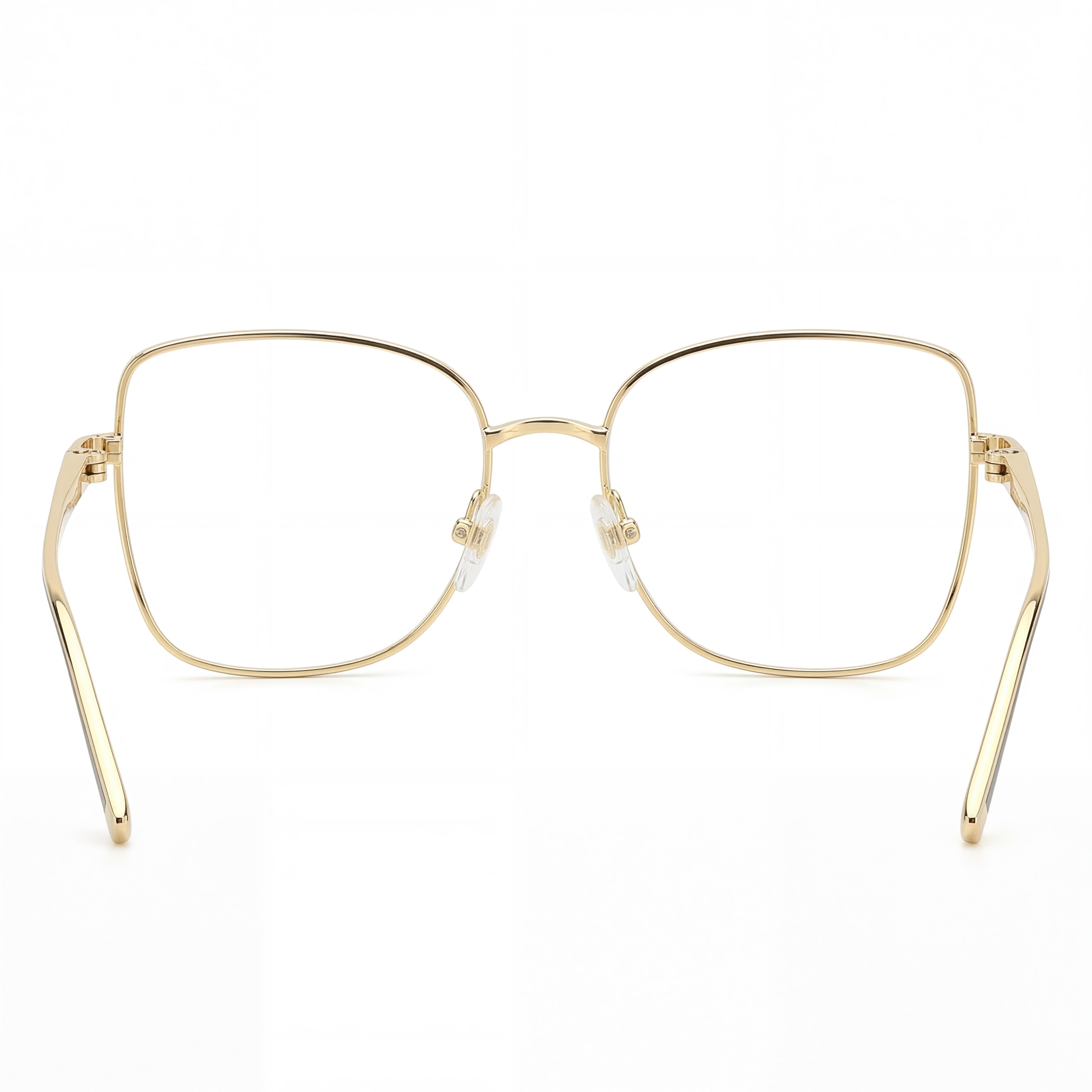 Carolina Herrera Classic Women's Non-Polarized Metal Eyeglasses Black Gold Multicolor Lens 56mm, Photo 2