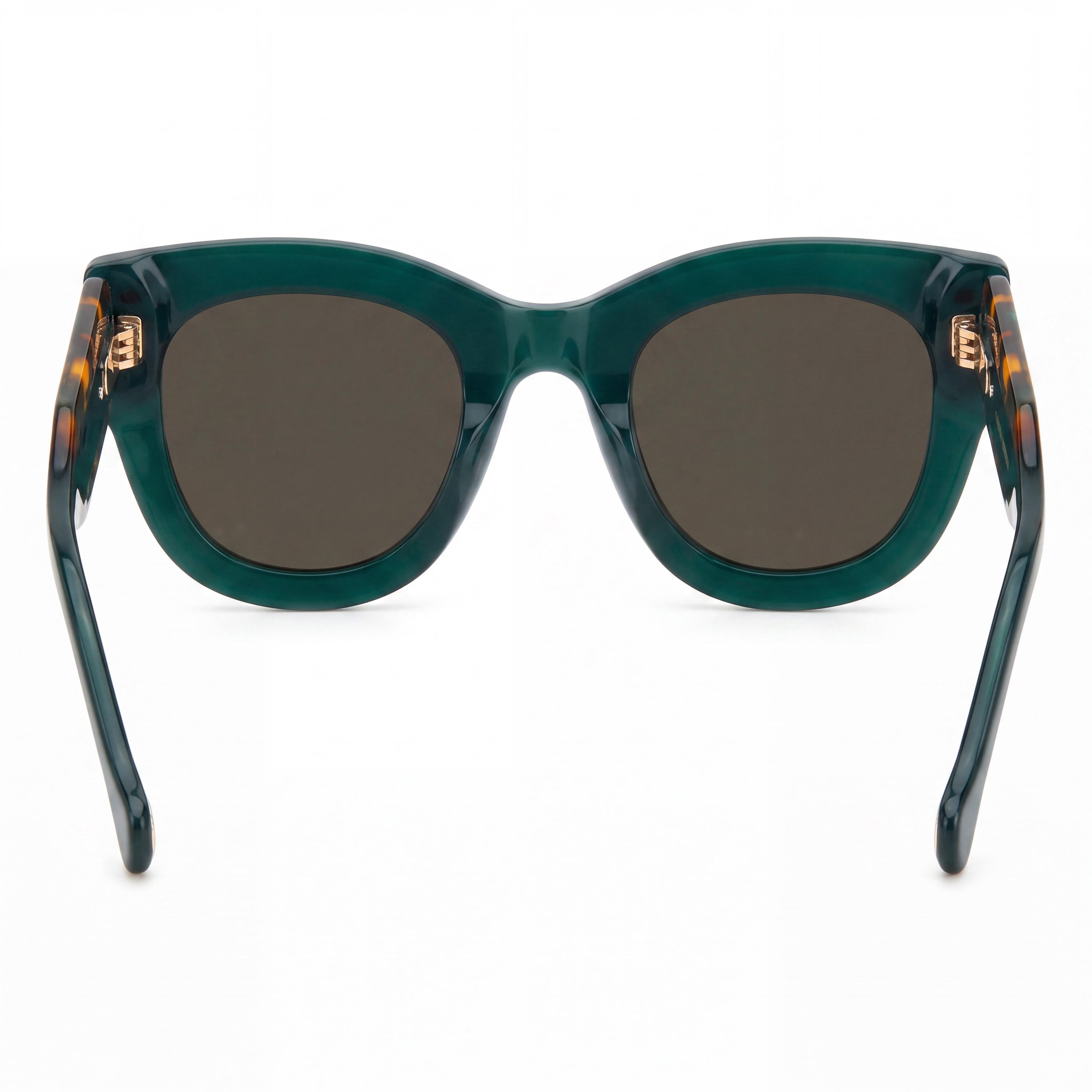 Carolina Herrera HER 0222/S Women's Green Havana Sunglasses with Ecological Oil Frame, Non-Polarized, 47mm Lens Width, Photo 3