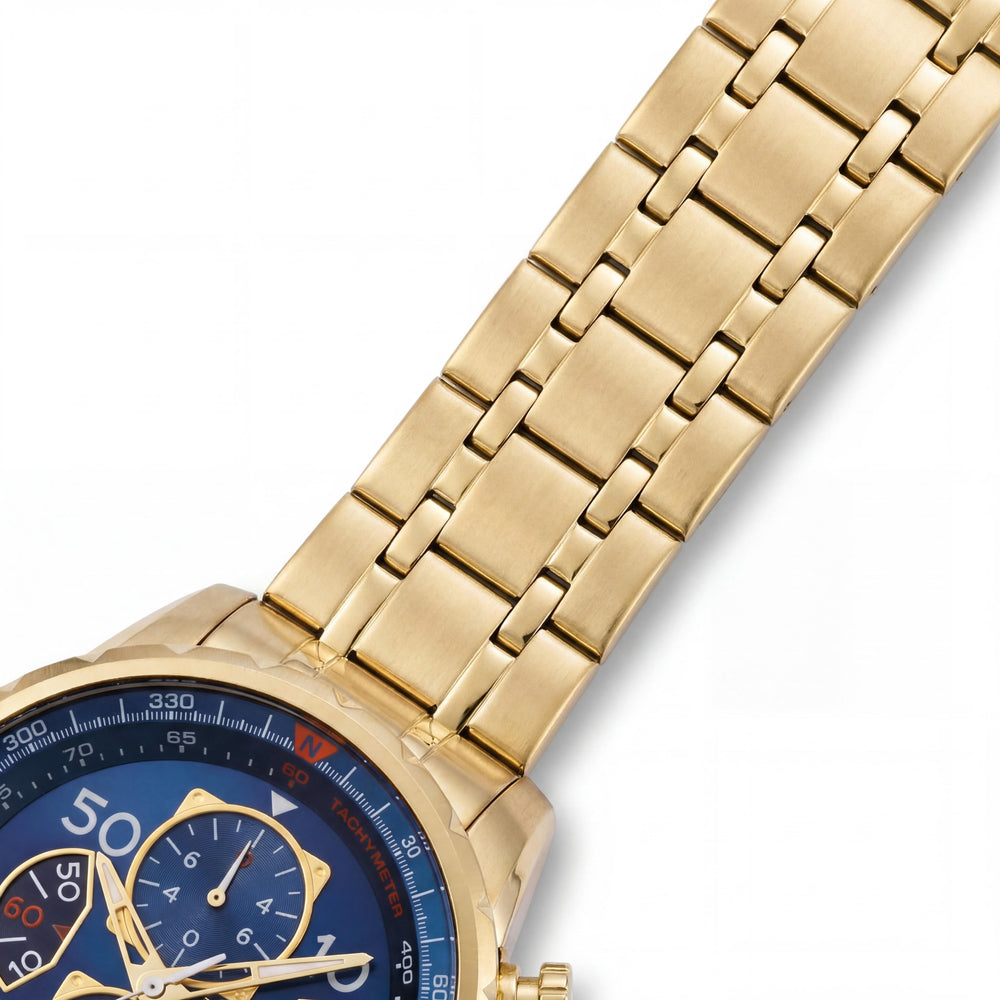 Reloj Invicta Aviator 36602 Unisex Cuarzo Acero Inoxidable Esfera Azul 48mm Resistente al Agua