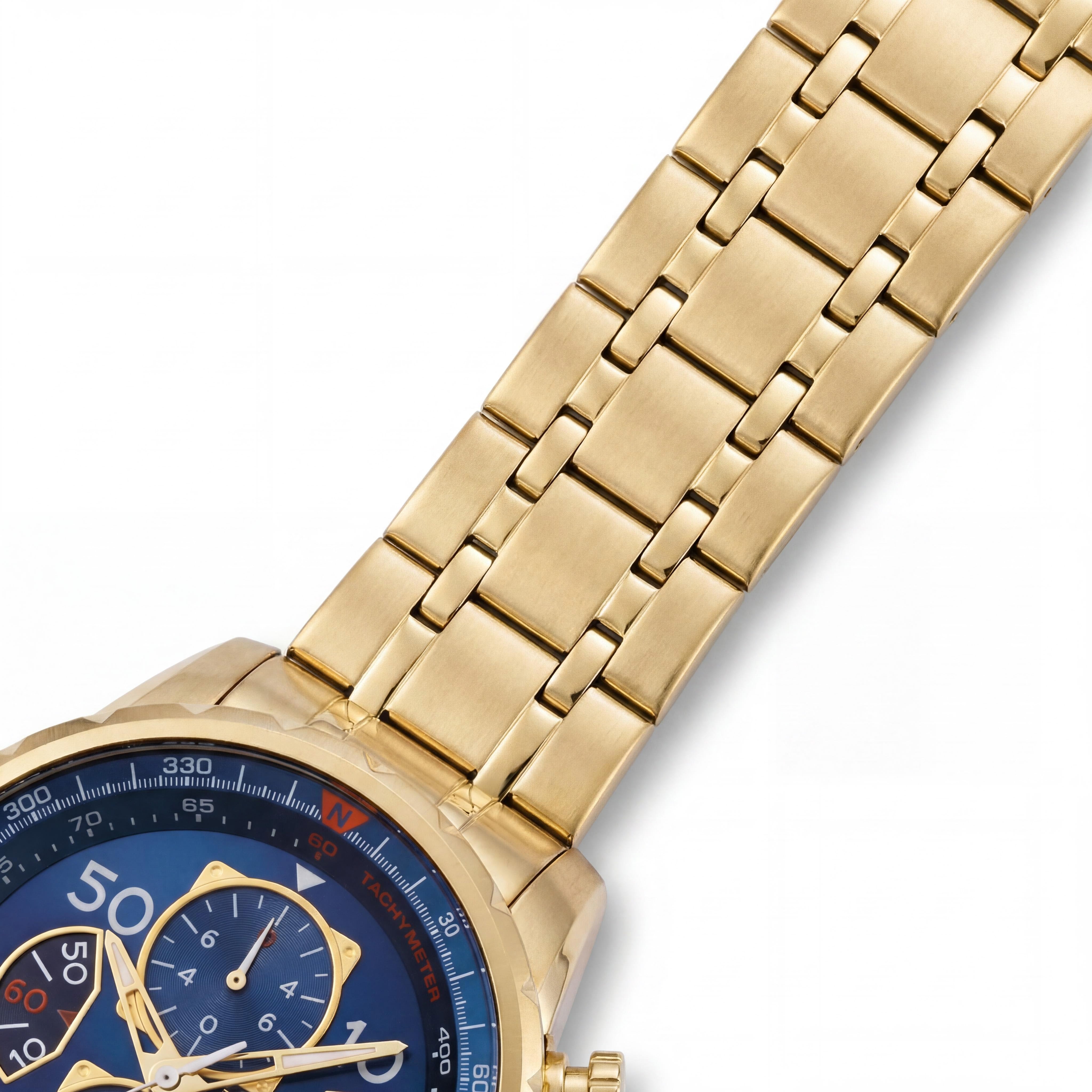 Reloj Invicta Aviator 36602 Unisex Cuarzo Acero Inoxidable Esfera Azul 48mm Resistente al Agua, Photo 3