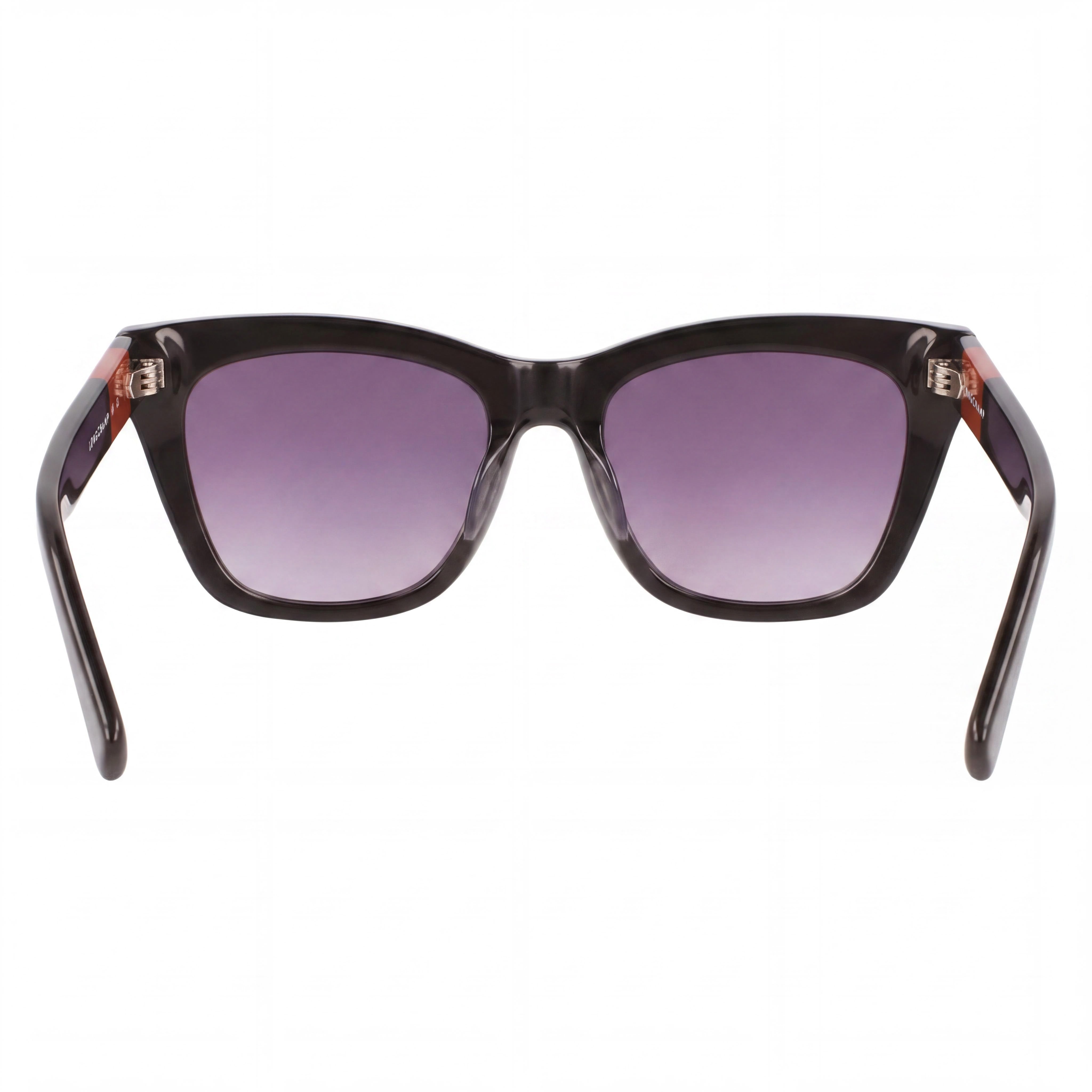 Gafas de sol informales Longchamp LO715S para mujer, de acetato, con montura blanca y negra, no polarizadas, de 54 mm, Photo 4