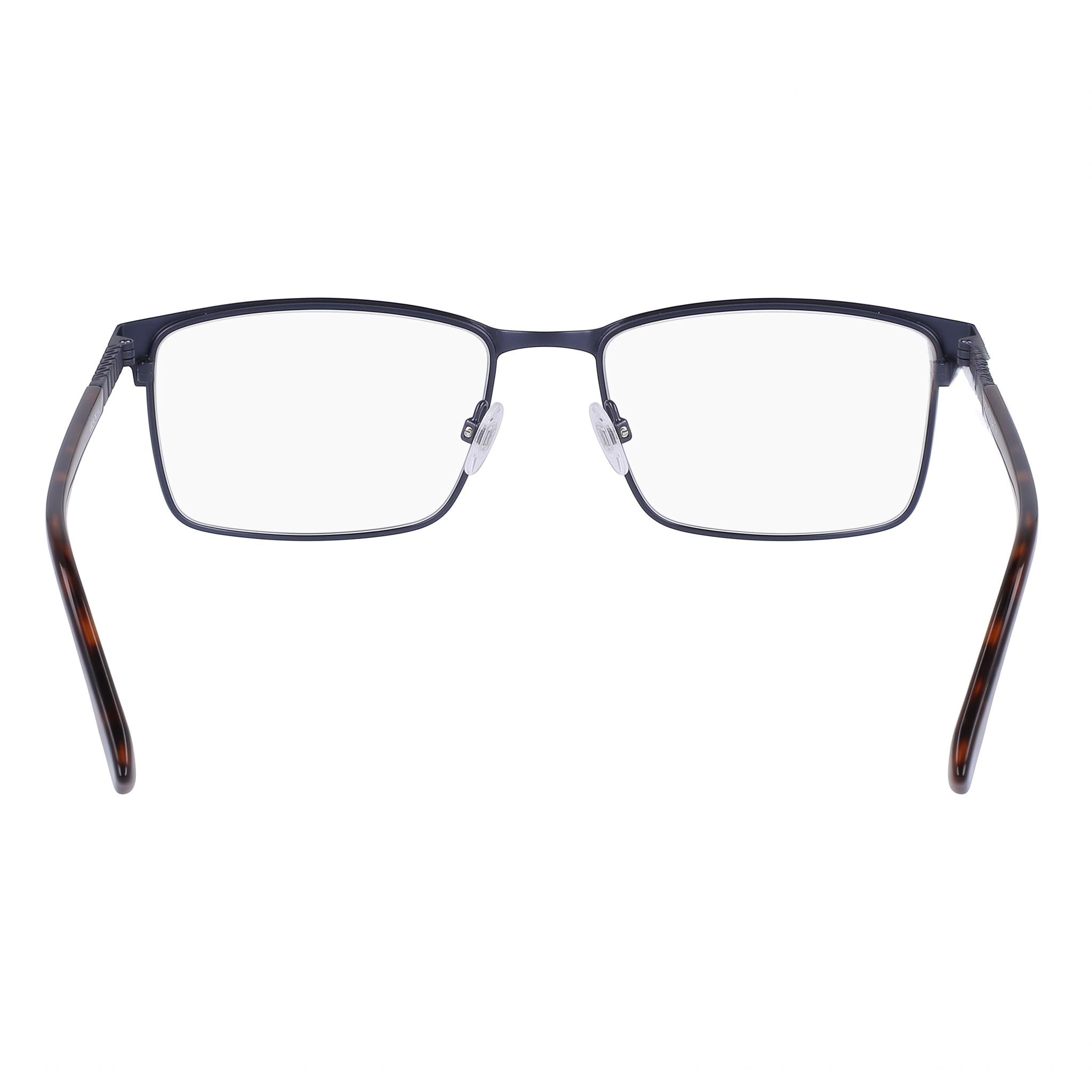 Flexon E1129 Unisex Acetate Frame in Matte Navy Color with Polycarbonate Lenses and 59mm Lens Width, Photo 3
