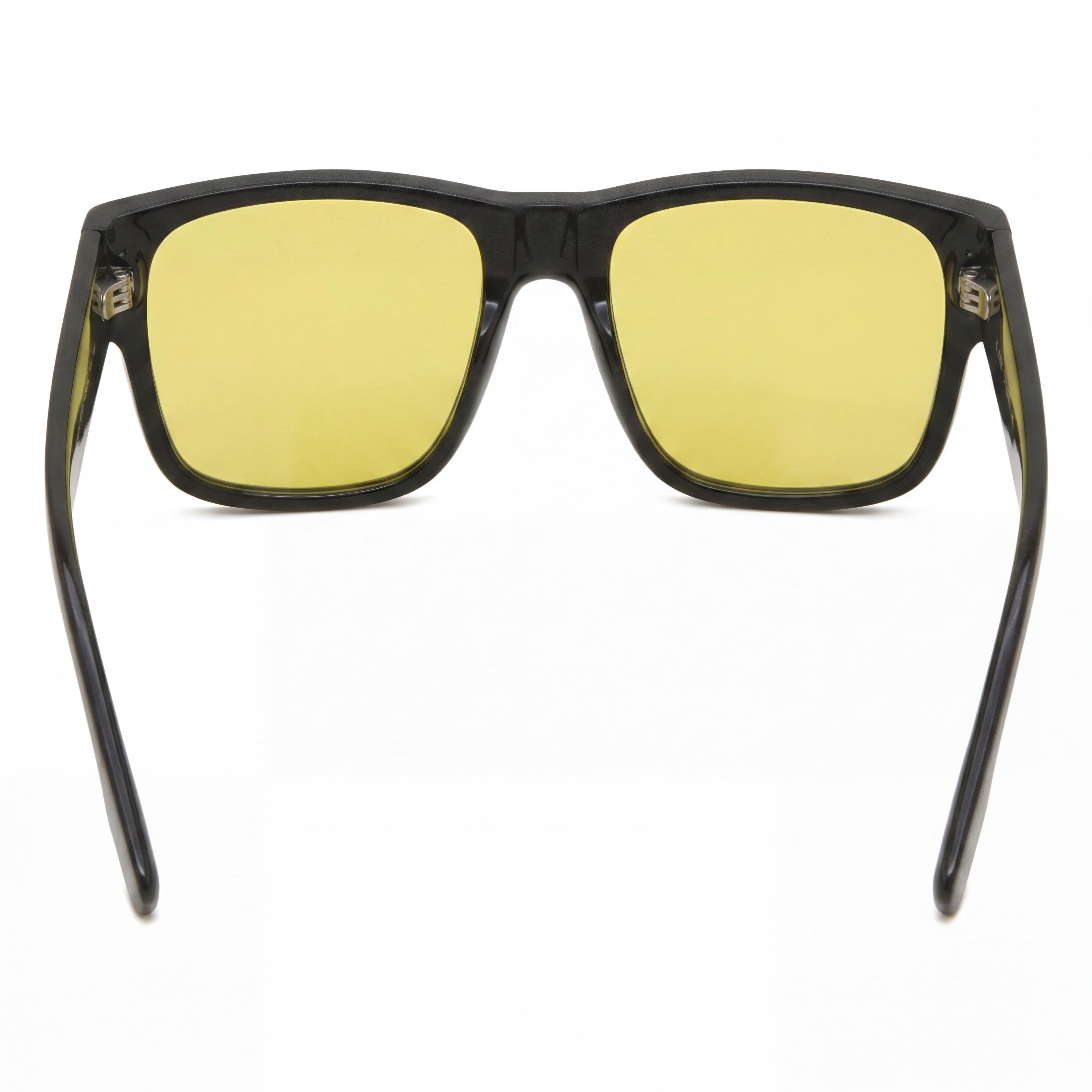 BURBERRY Knight Geometric Men's Black Propionate Frame Yellow UV Protection Lenses 57mm Sunglasses, Photo 3