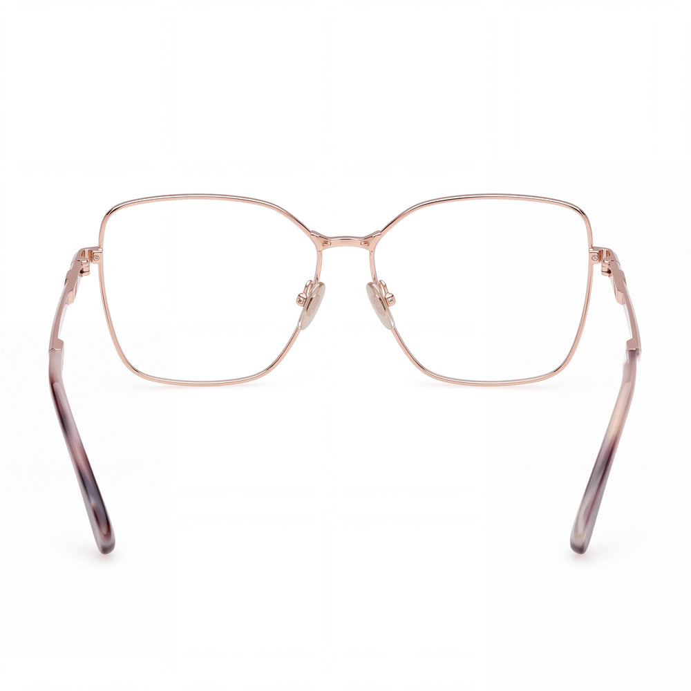 MaxMara Mm5187 Women's Metal Eyeglasses Rose Gold 55mm