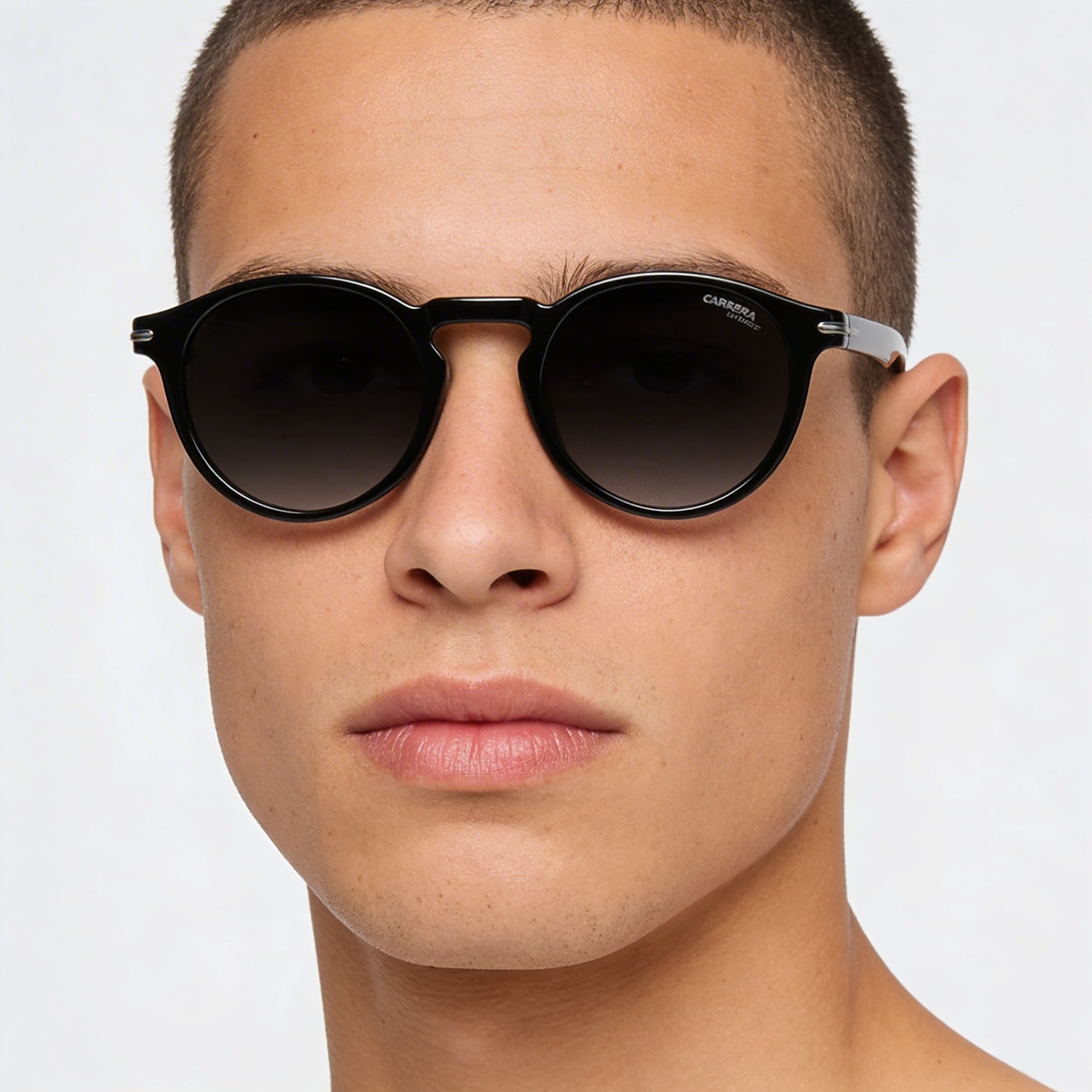 Gafas de sol Carrera Casual unisex con montura de acetato Havana, lentes de policarbonato y protección UV 100 % de 50 mm, Photo 4