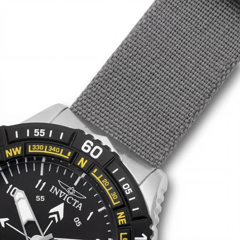 Reloj cronógrafo Invicta Coalition Forces IN-49508 de acero inoxidable negro de 49 mm unisex