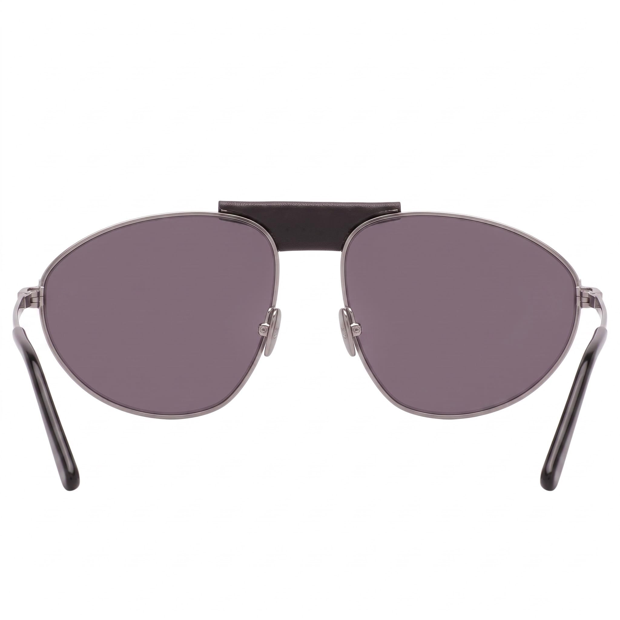 Gafas de sol Tom Ford Ken FT1095 de piloto para hombre, metal rutenio claro, lentes ahumadas, protección UV del 100%, 60 mm, Photo 3