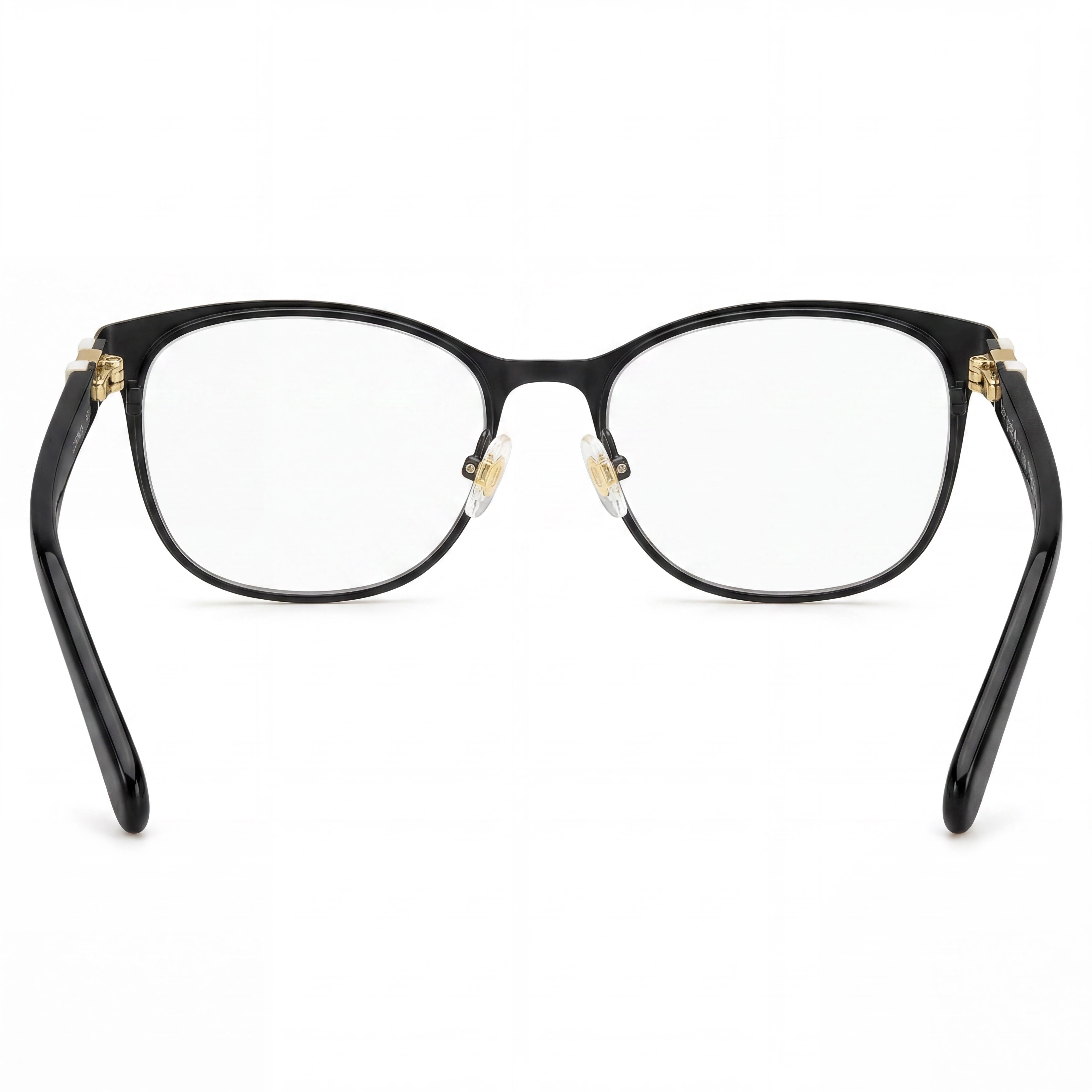 kate spade new york Jonae Women's Black Metal Eyeglasses with 51mm Lens Width, 16mm Bridge Width, and 140mm Temple Length, Photo 3