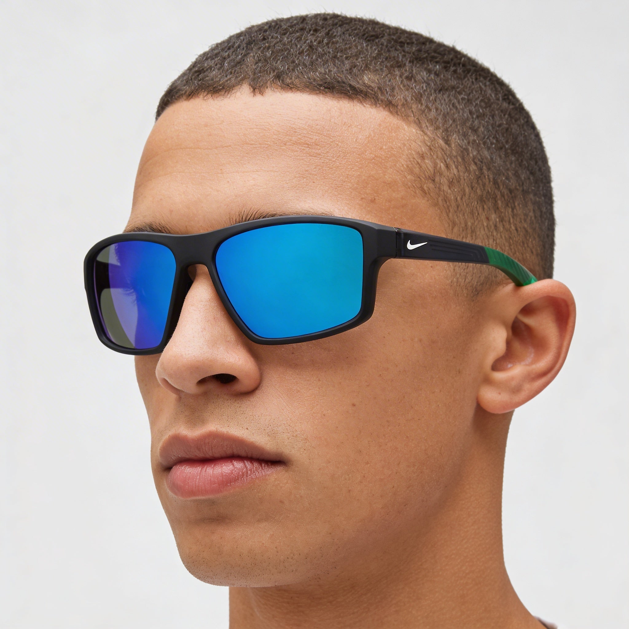 Gafas de sol Nike Casual para hombre, color turquesa, azul marino medianoche, con protección UV inyectada, 60 mm, Photo 4