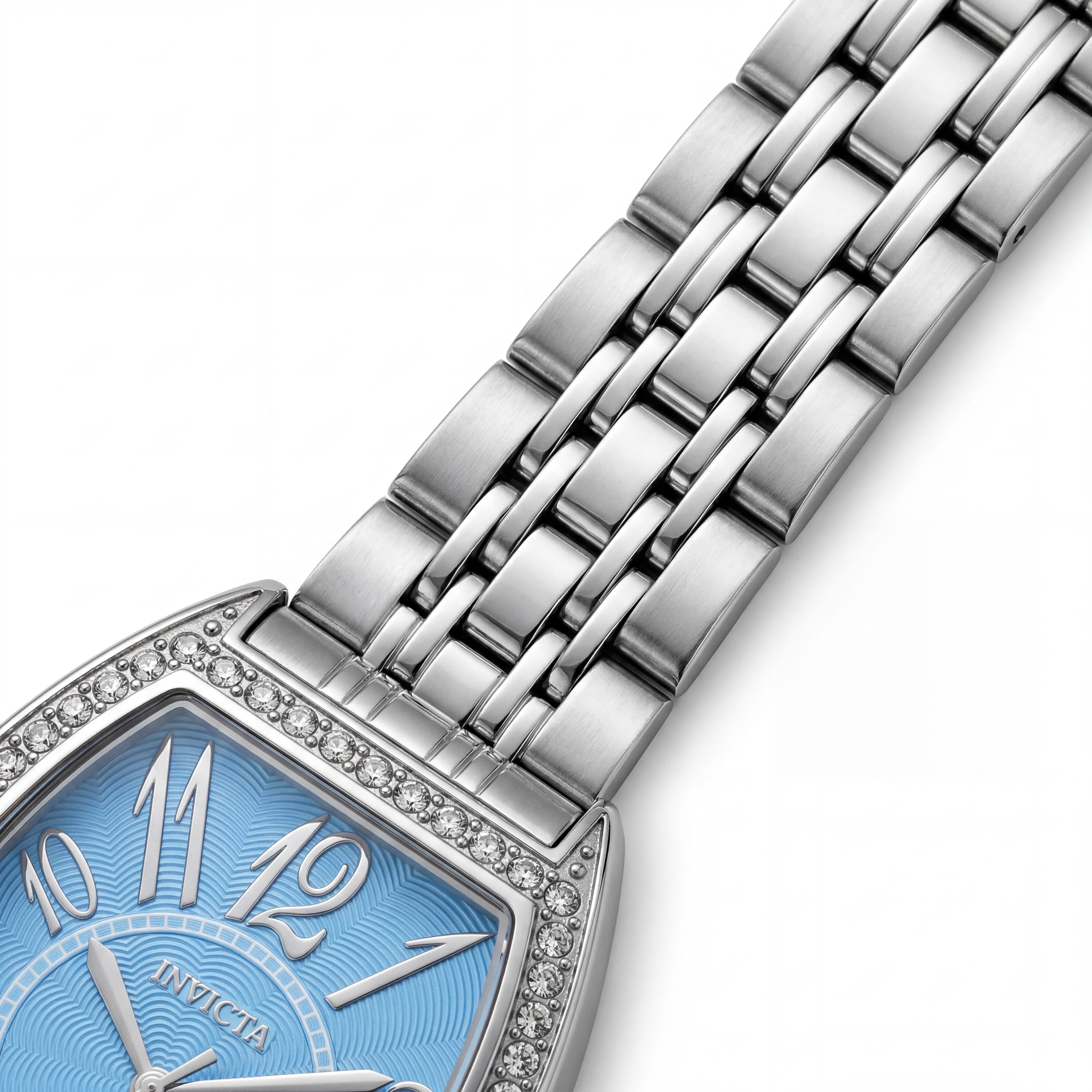 Invicta Wildflower 69273 Women's Quartz Watch, Silver Stainless Steel, Blue Dial, 29mm, Photo 3
