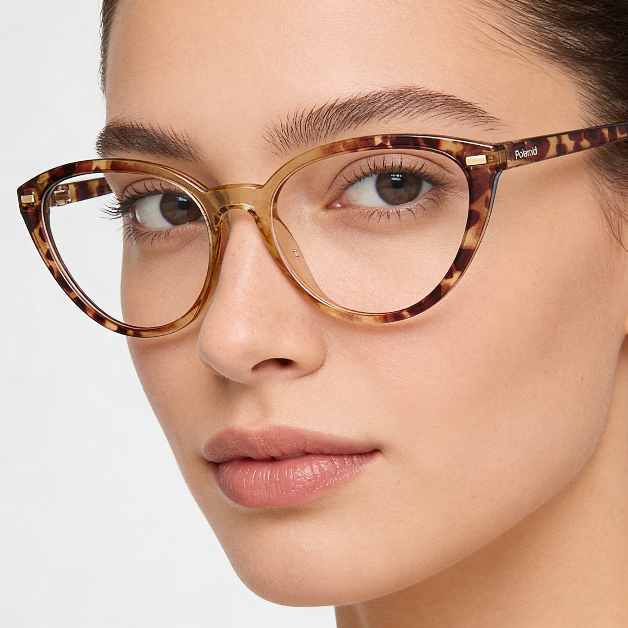 Polaroid Pld D432 Women's Cat Eye Full-Rim Injected Optical Frames Havana Beige 53-17-145, Photo 5