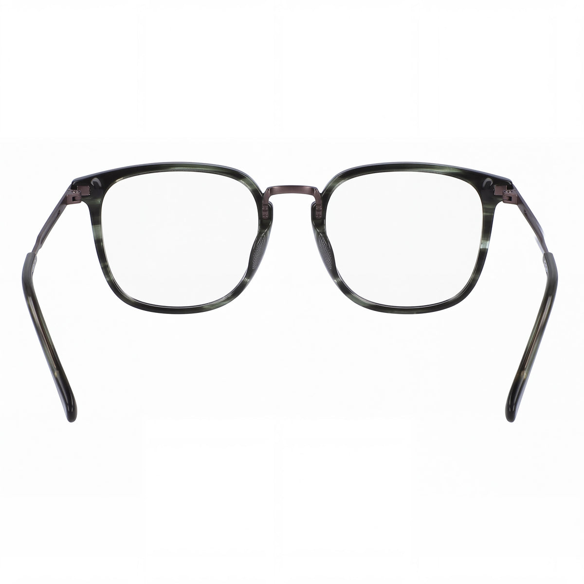 Lacoste Casual Men's Havana Frame with Transparent Plastic Lenses Ophthalmic Eyeglasses 52mm Lens Width, Photo 4