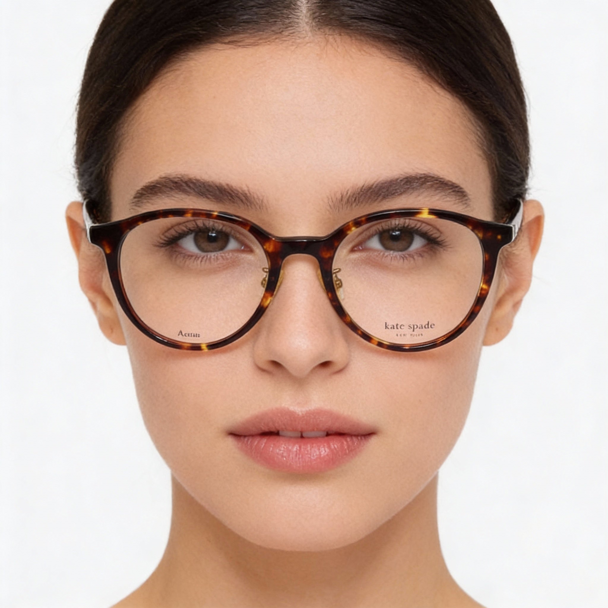 Gafas Kate Spade New York con montura de acetato para mujer y lentes de plástico transparente, talla 50-19-140, Photo 3