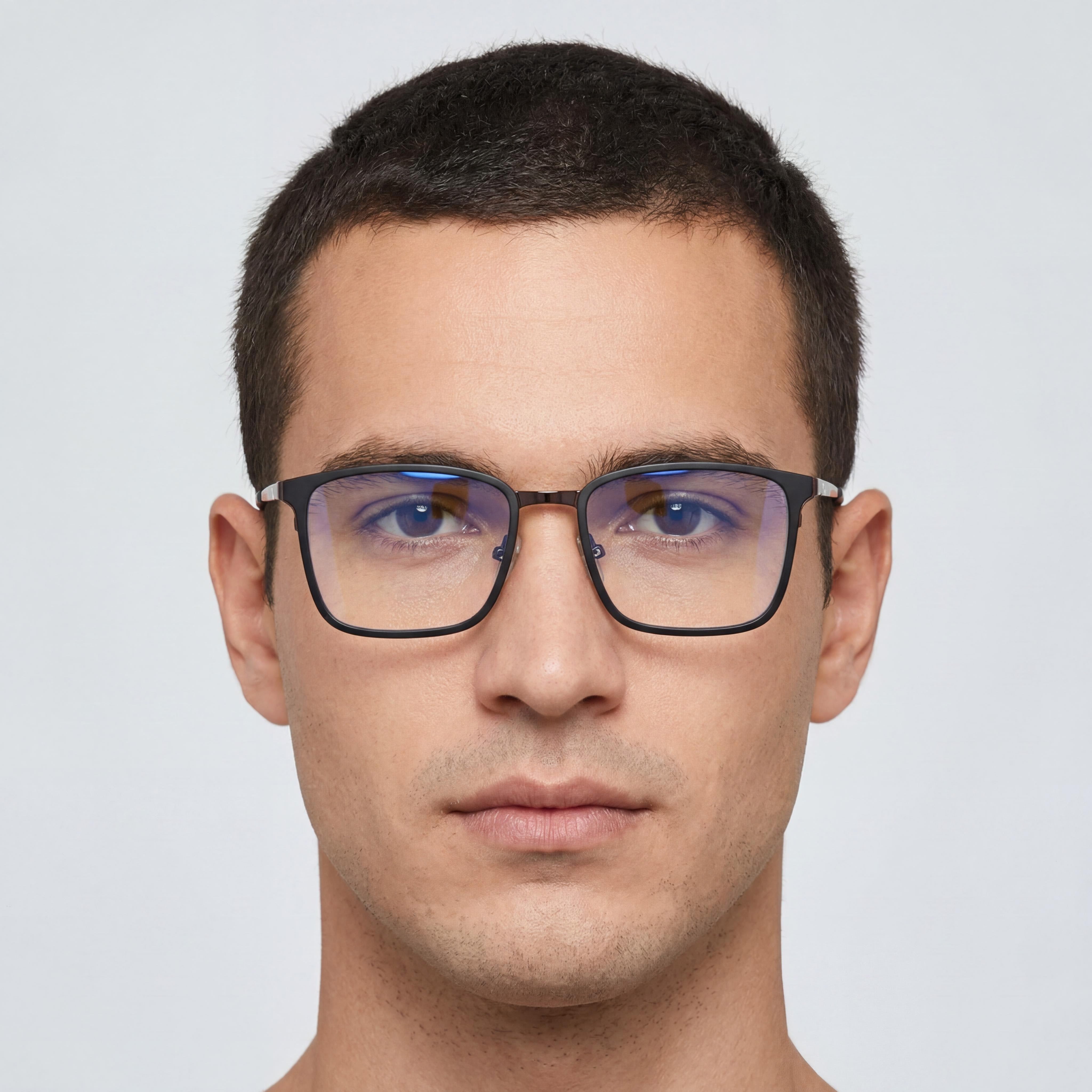 Gafas graduadas Fila Vf9972 para hombre, montura de plástico negra, 53-17-40, Photo 3