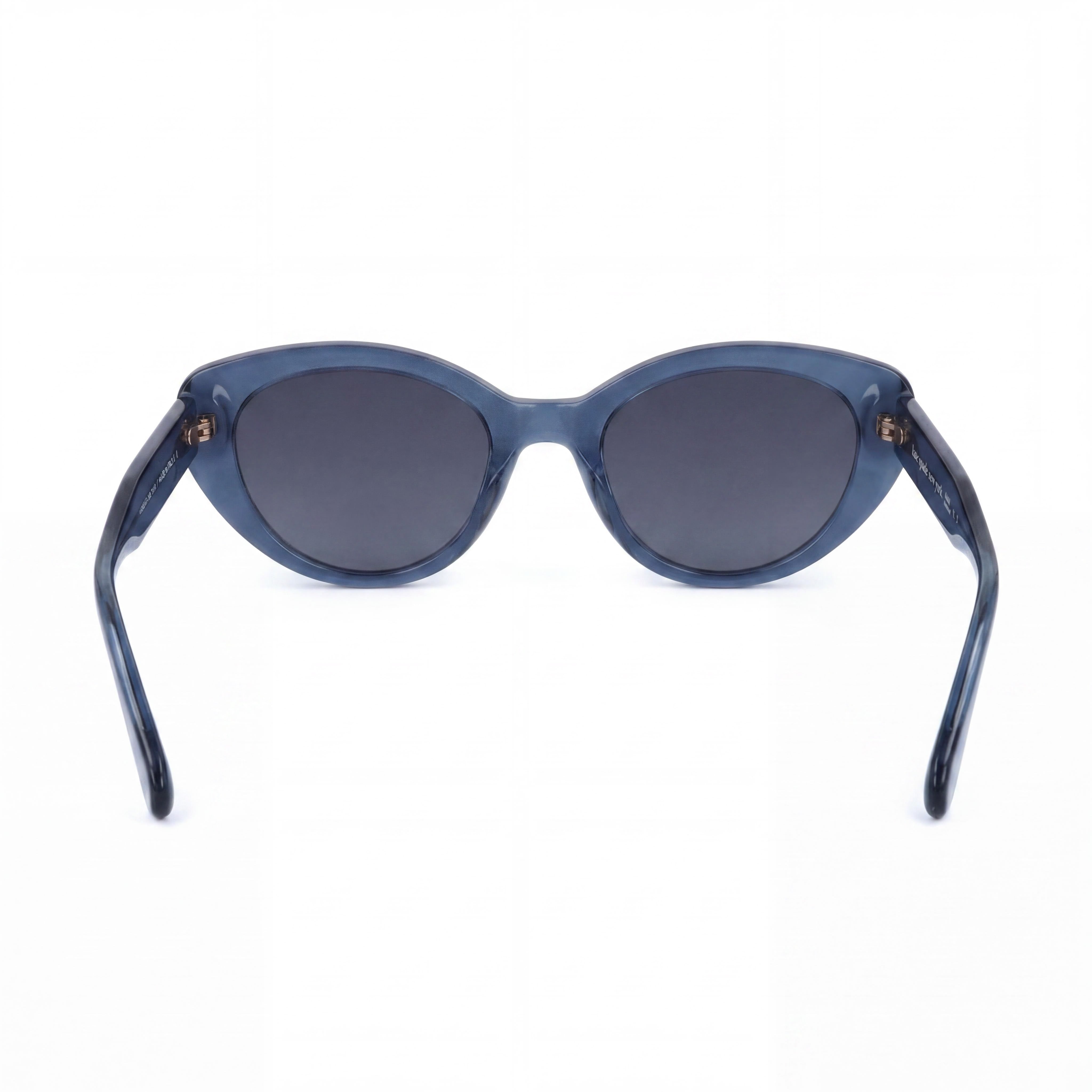 Kate Spade New York CRYSTAL/S Gafas de sol unisex de acetato ecológico azul con protección UV y lentes degradados gris oscuro de 51 mm, Photo 3