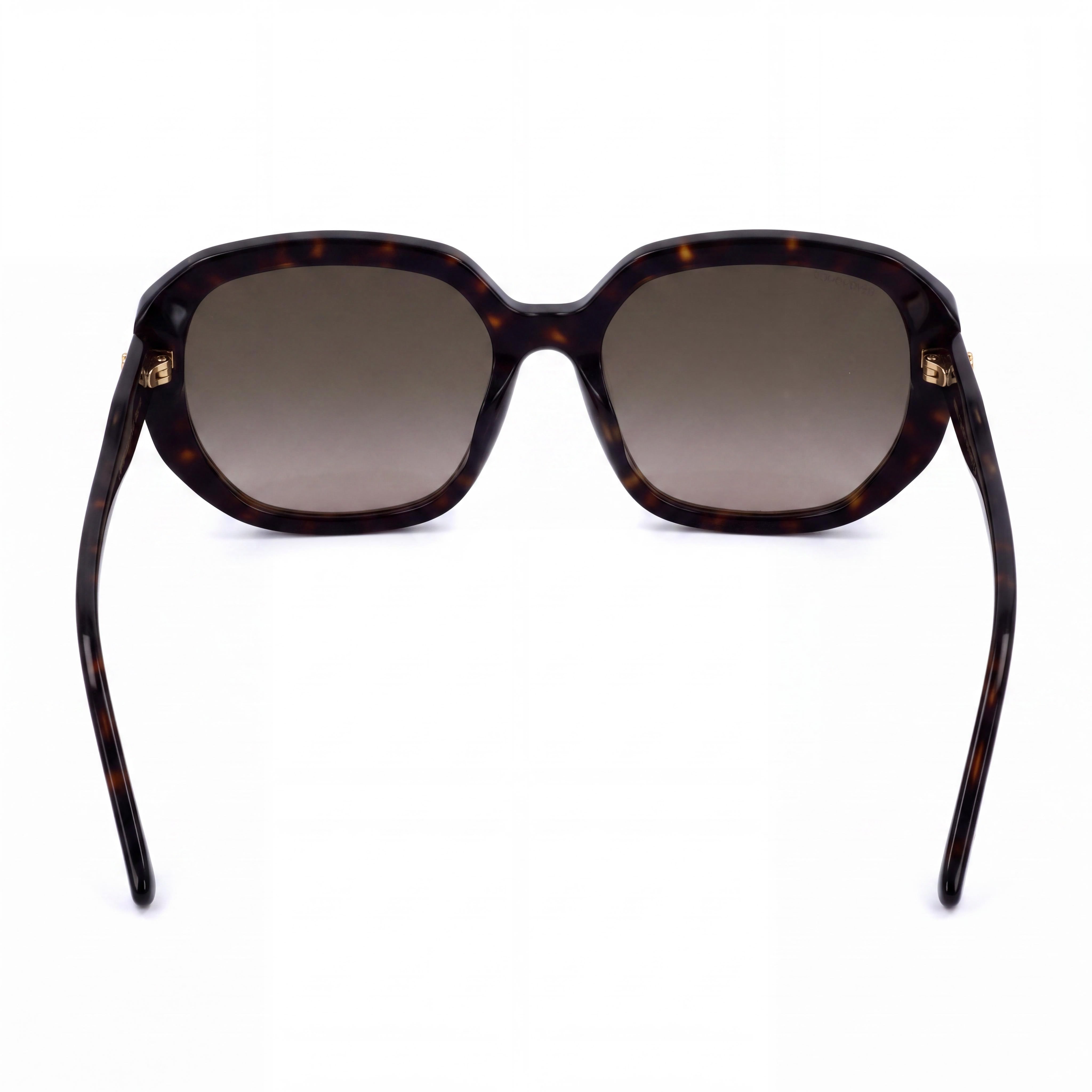 Gafas de sol clásicas Jimmy Choo para mujer, con montura de plástico marrón degradado, sin polarizar, protección UV, 57 mm, Photo 4