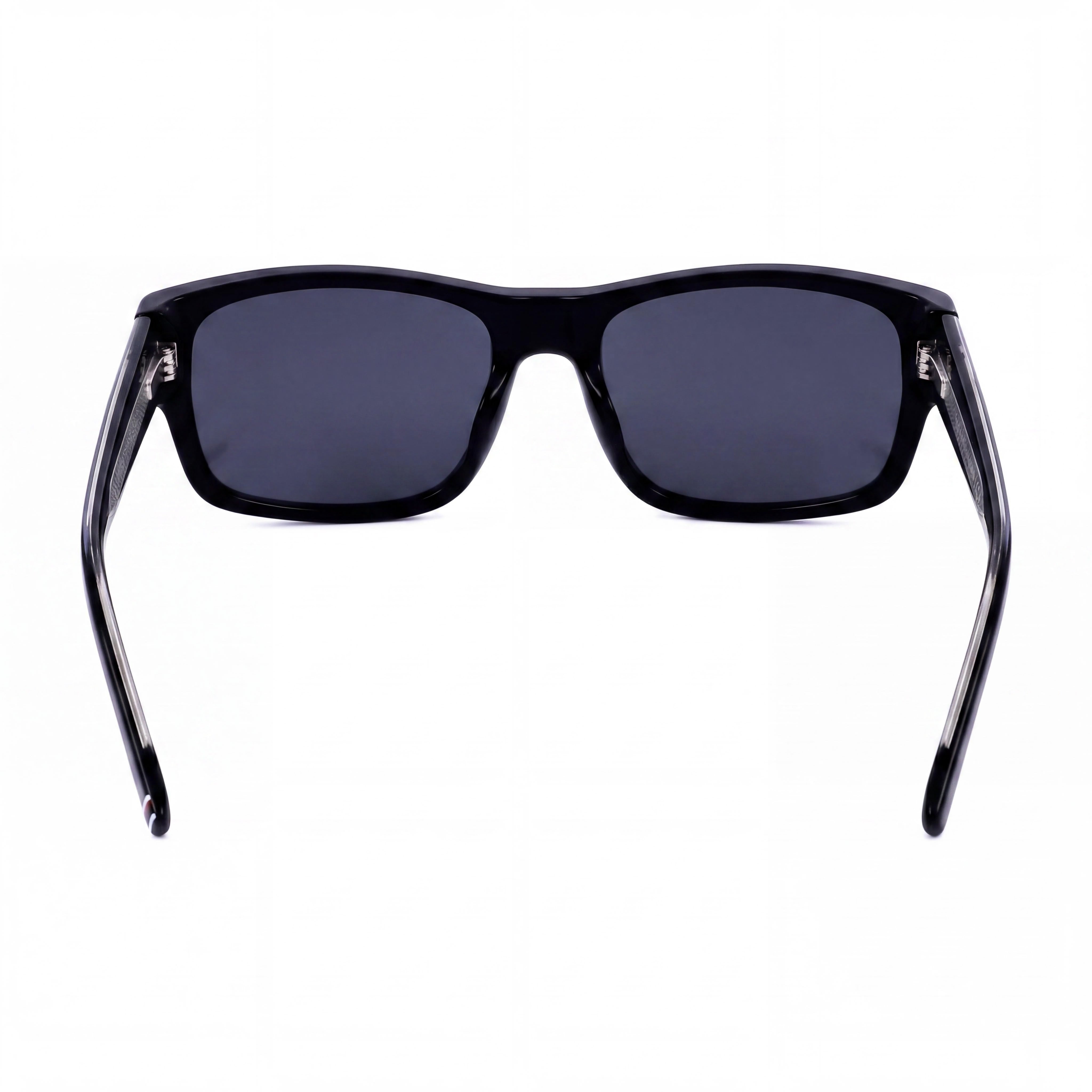 Gafas de sol Tommy Hilfiger TH 2017/S para hombre, rectangulares, de policarbonato negro, con lentes grises, 100 % protección UV, no polarizadas, 56 mm, Photo 3