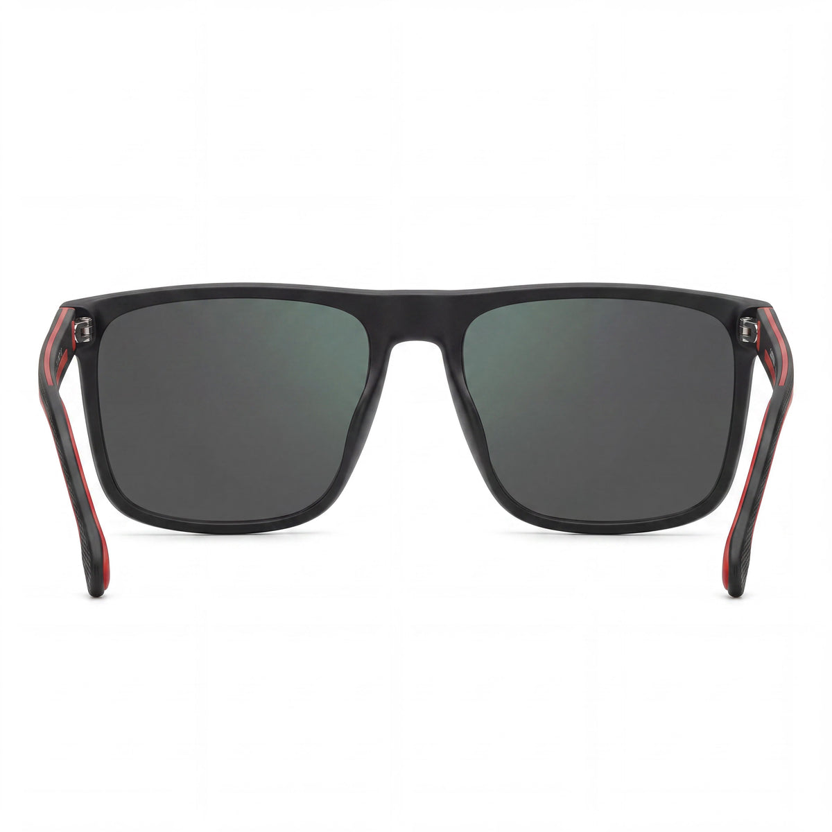 Gafas de sol polarizadas Carrera Contemporary 8064/S de poliamida para hombre con montura negra y roja y lentes verdes y grises 57-17-145, Photo 4