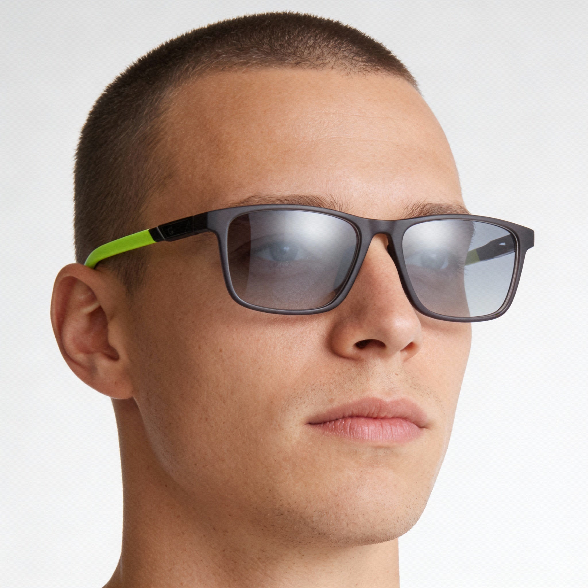 Adidas Sp5031 Men's Grey Injected Frame Eyeglasses 54-16-140, Clear Demo Lenses, Prescription Ready, Photo 4