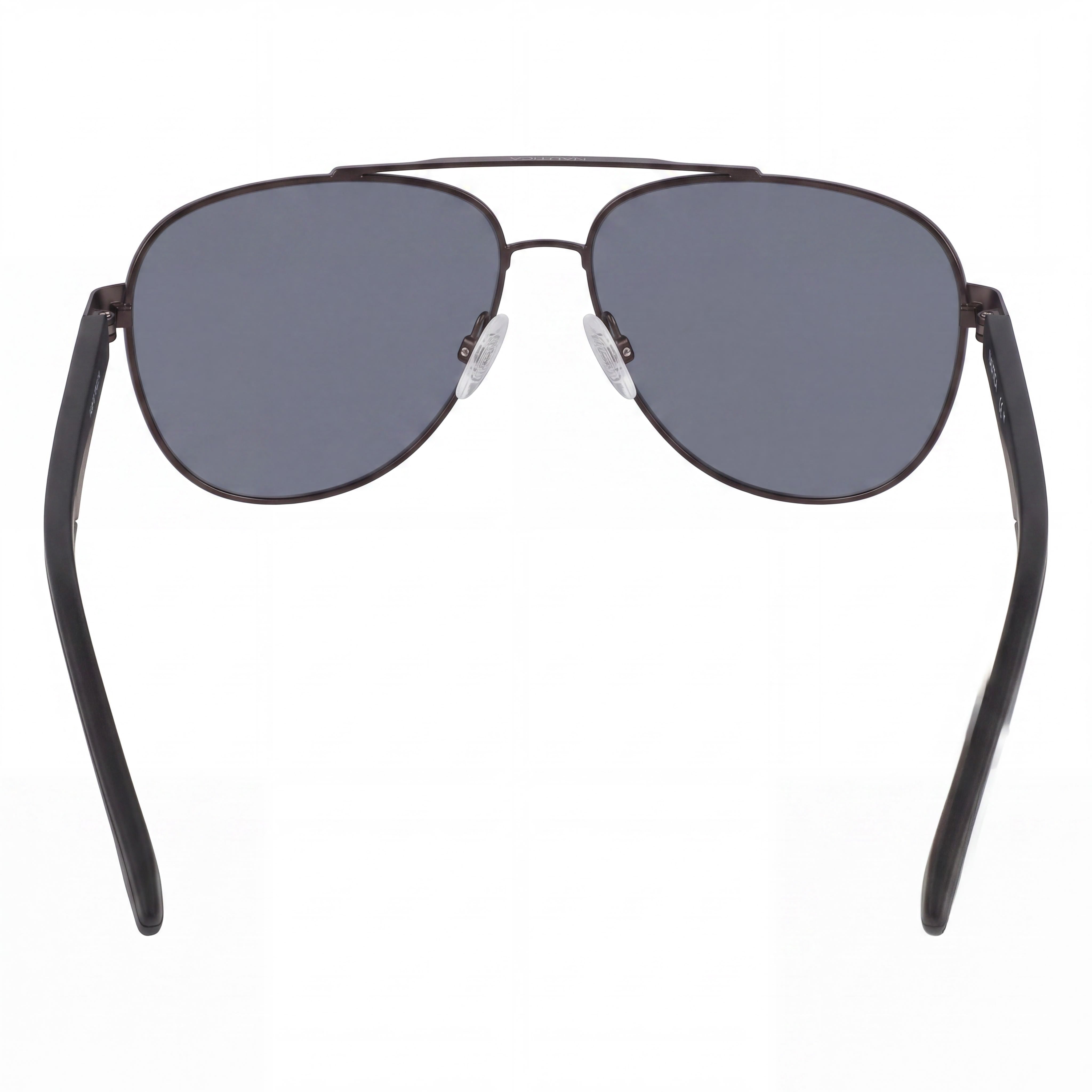 Nautica N107sp Men's Metal Pilot Sunglasses with Matte Gunmetal Frame, Multicolor Non-Polarized UV Protected Lenses, 60mm, Photo 3