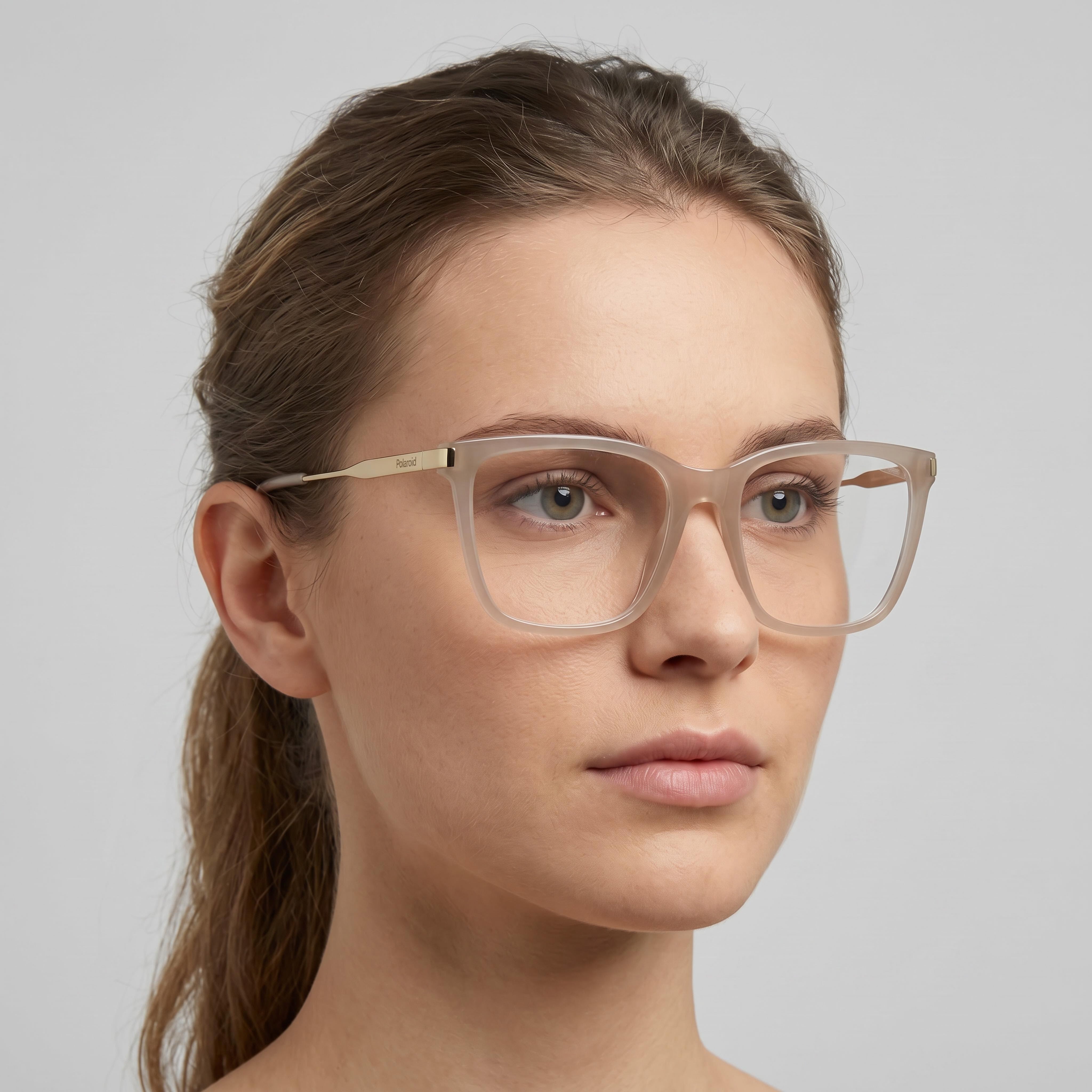 Polaroid Casual Beige Eco Poliamida Montura sin lentes para mujer 53-18-140, Photo 4