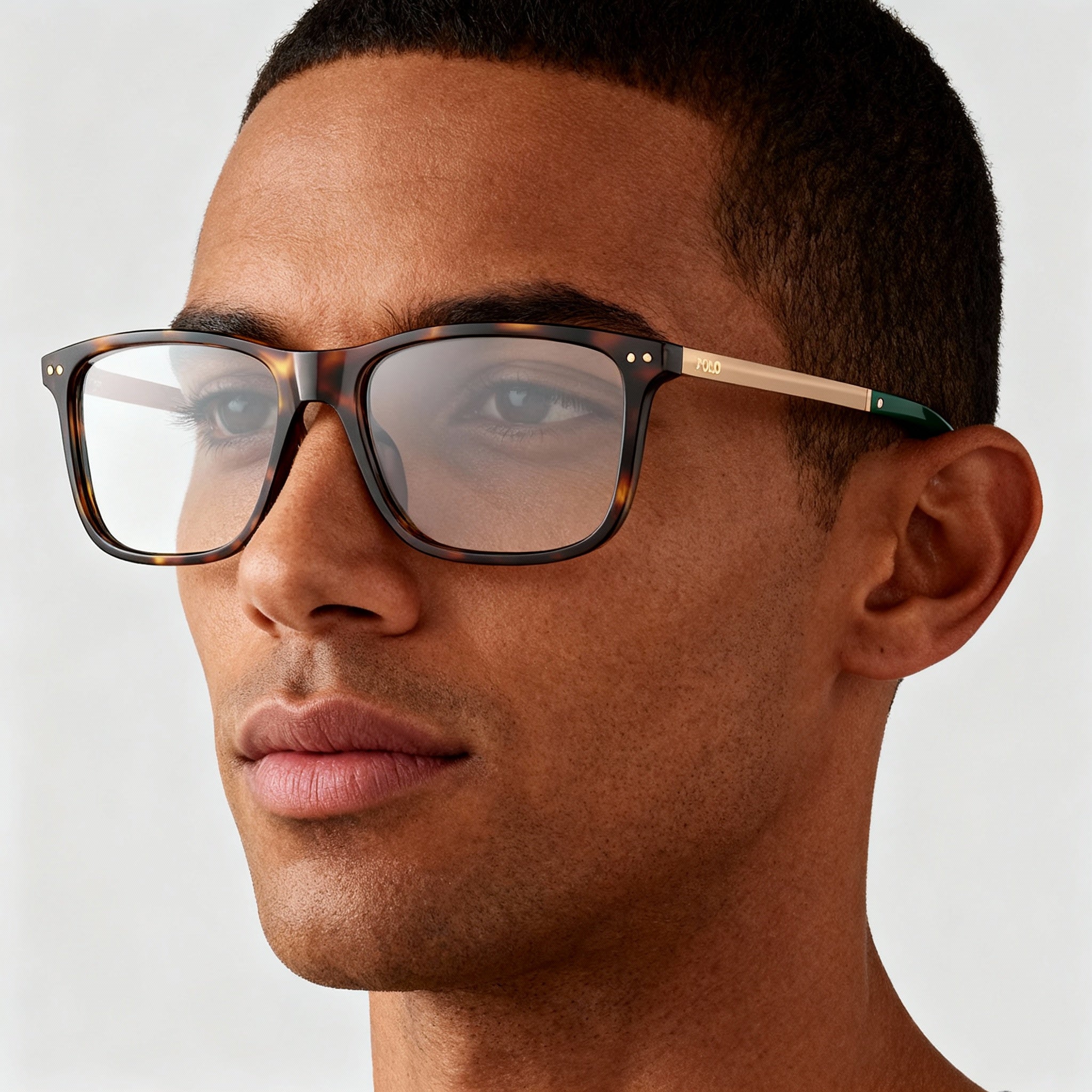 POLO RALPH LAUREN Ph2273 Men's Rectangular Shiny Brown Tortoise Plastic Eyeglasses 56-17-150, Photo 3