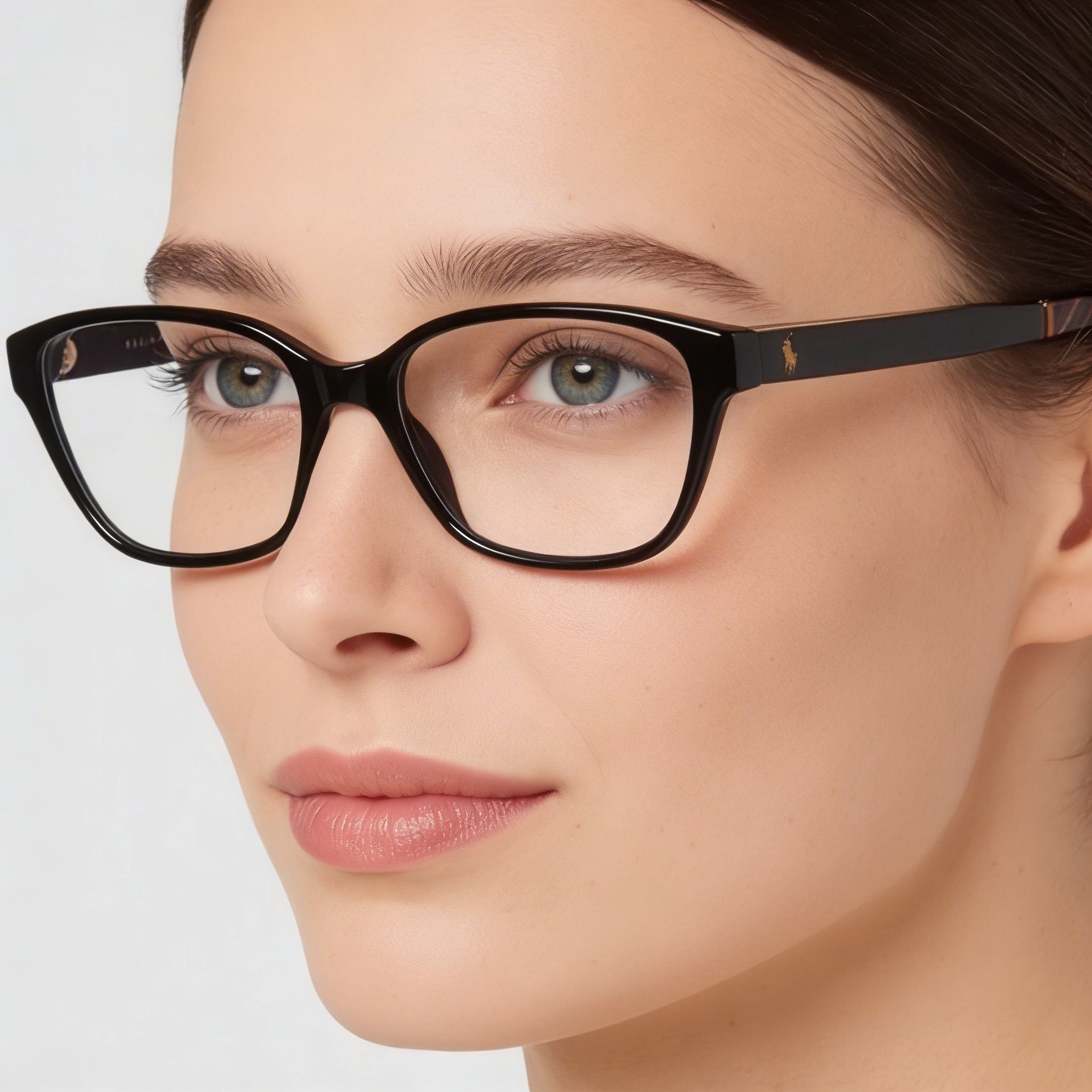 Gafas de mujer Ralph Lauren 0ph2165 con lentes no polarizadas, montura negra brillante, talla 53-17-145mm, Photo 4