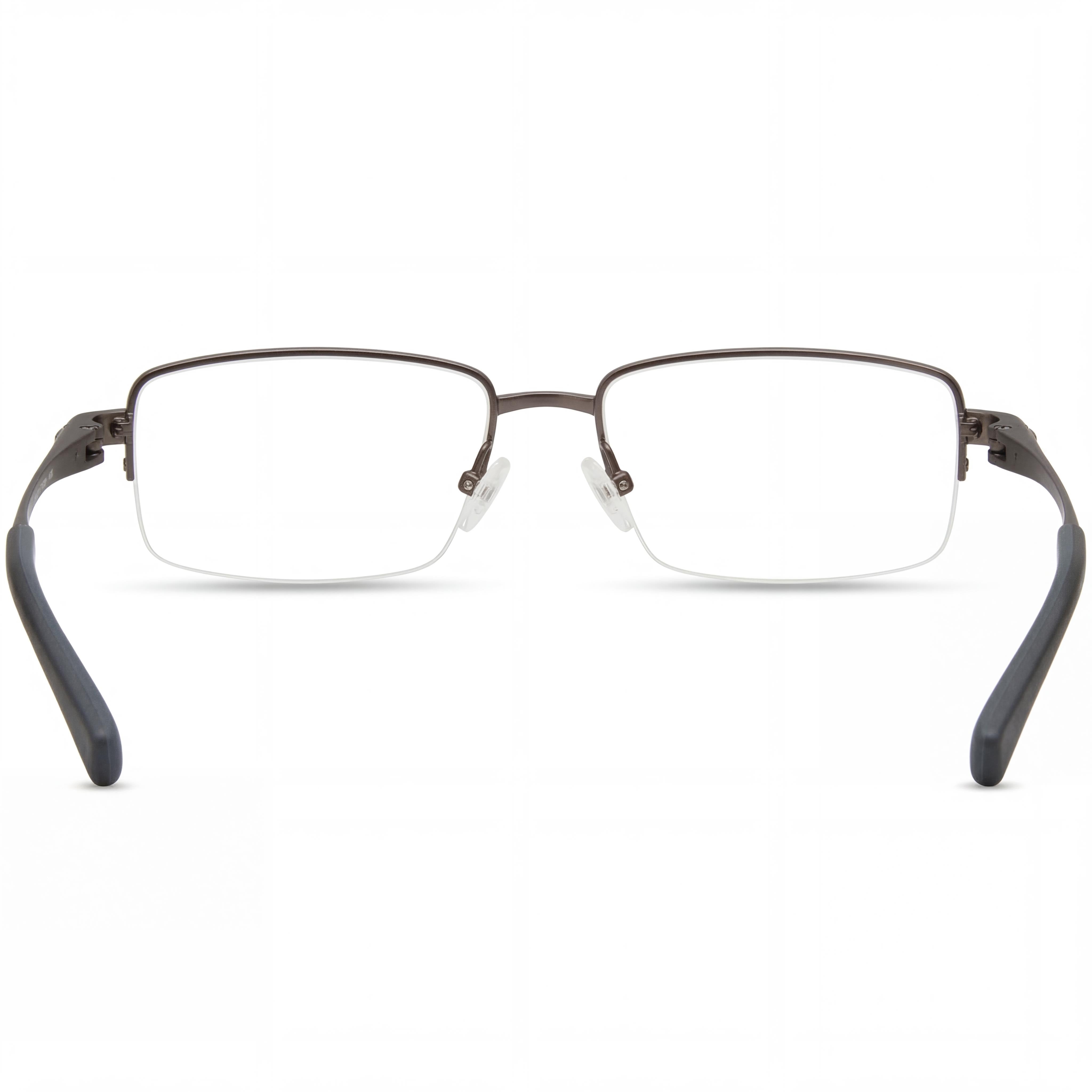 Harley-Davidson HD9024 - Montura de titanio unisex, lentes transparentes metalizado mate, 59 mm, Photo 3