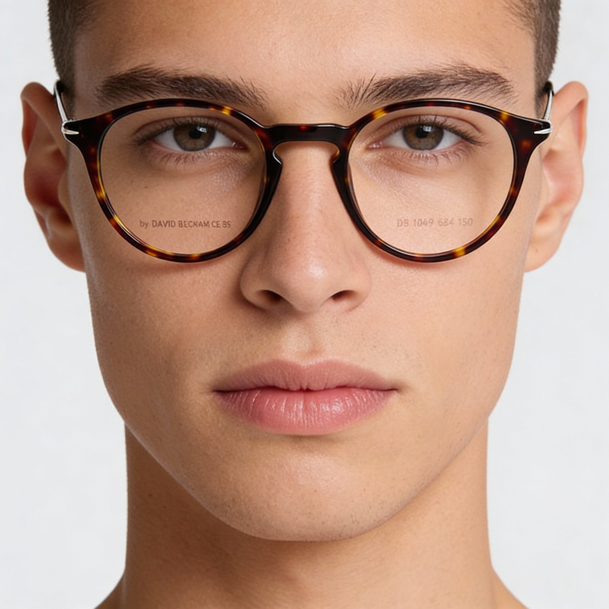 David Beckham DB 1049 Unisex Havana Plastic Frame Eyewear with Plastic/Polycarbonate Lenses, 48mm, Photo 5