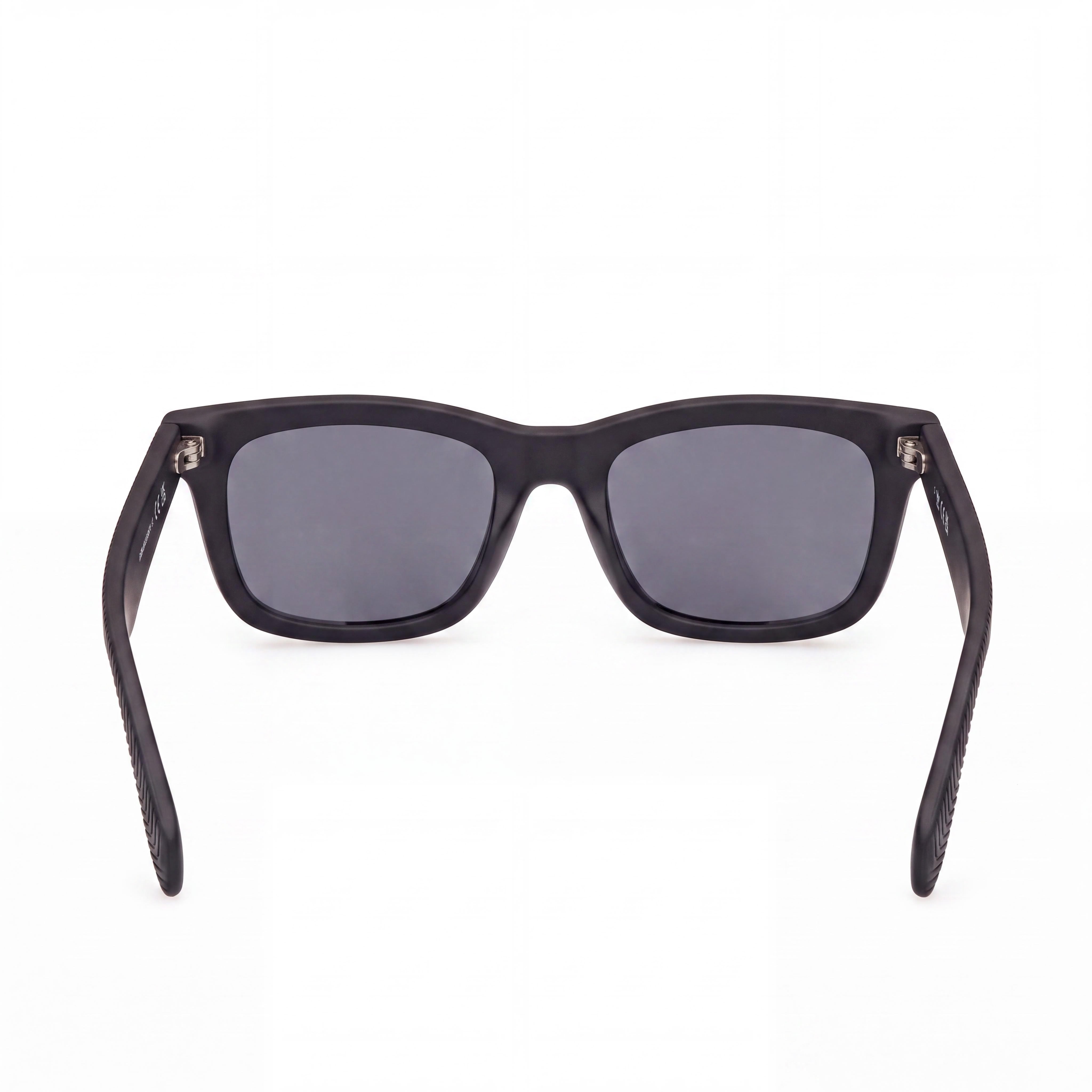 adidas Originals Or0116 Unisex Matte Black Injected Frame with Black Non- Lenses 51mm, Photo 4