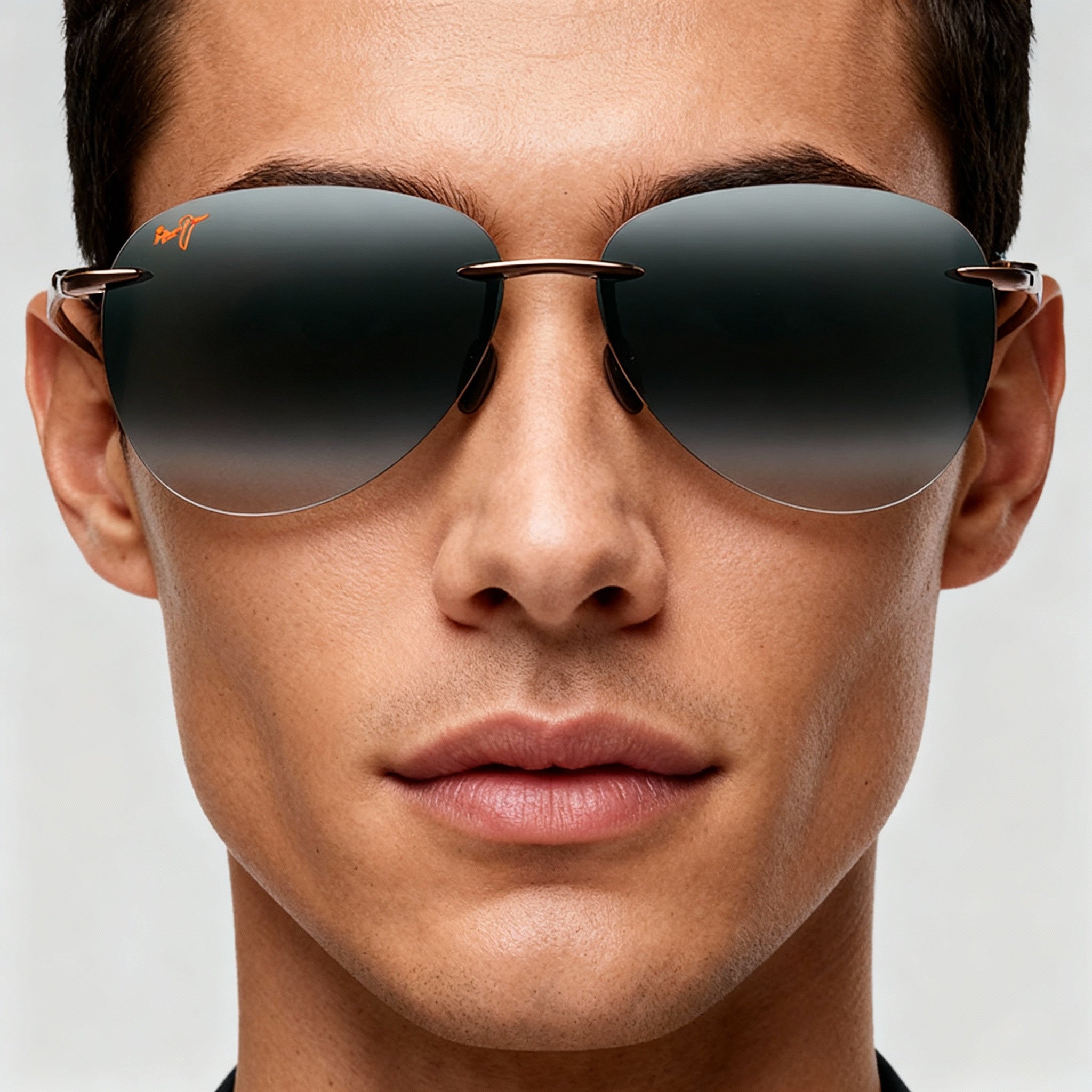 Maui Jim Casual Unisex Non-Polarized Sunglasses, Gloss Black Nylon, Neutral Grey MauiBrilliant 62-12-127, Photo 4