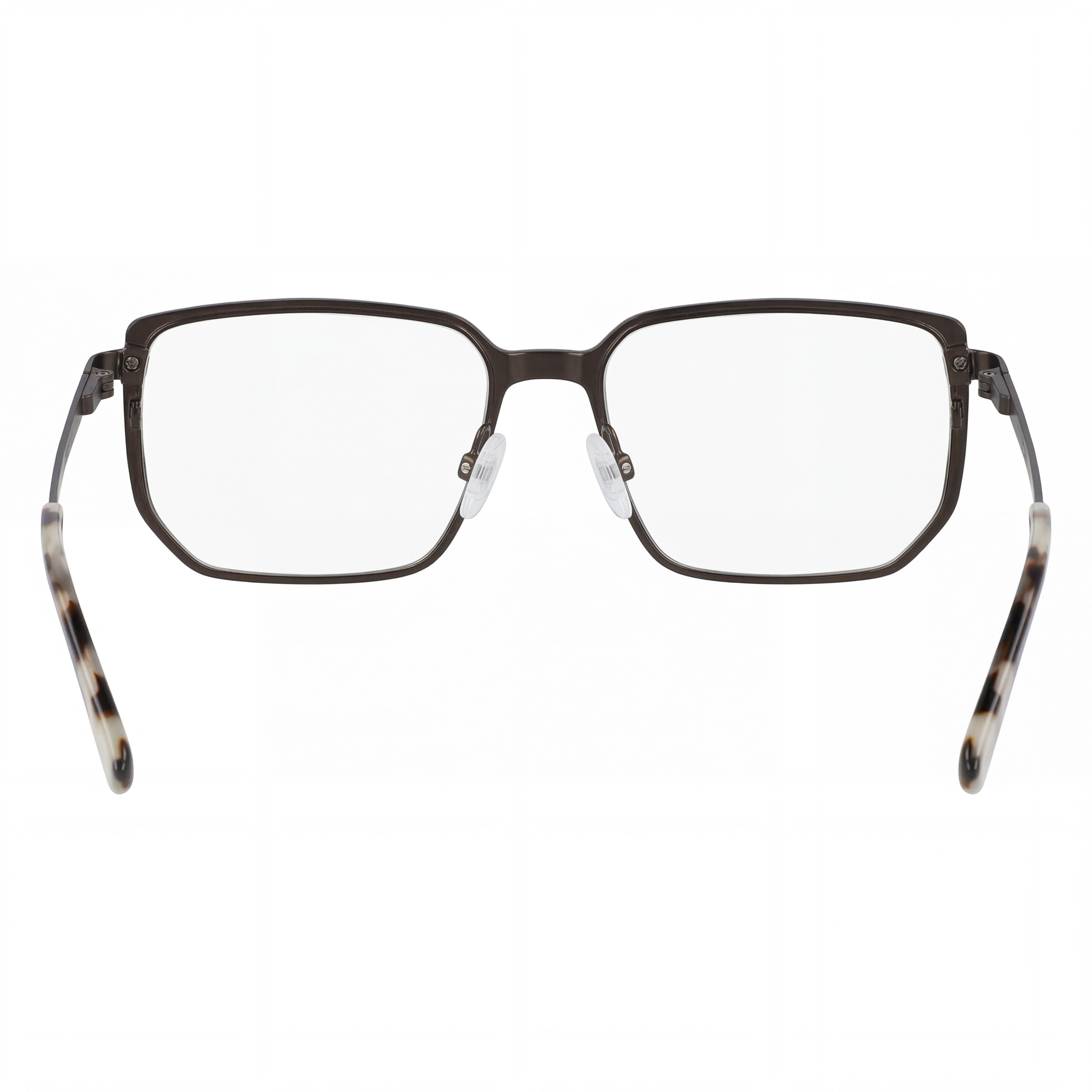 McAllister Mc4531 Men's Metal Olive Frame Clear Polycarbonate Eyewear, Lens 55mm, Bridge 17mm, Temple 145mm, Photo 3