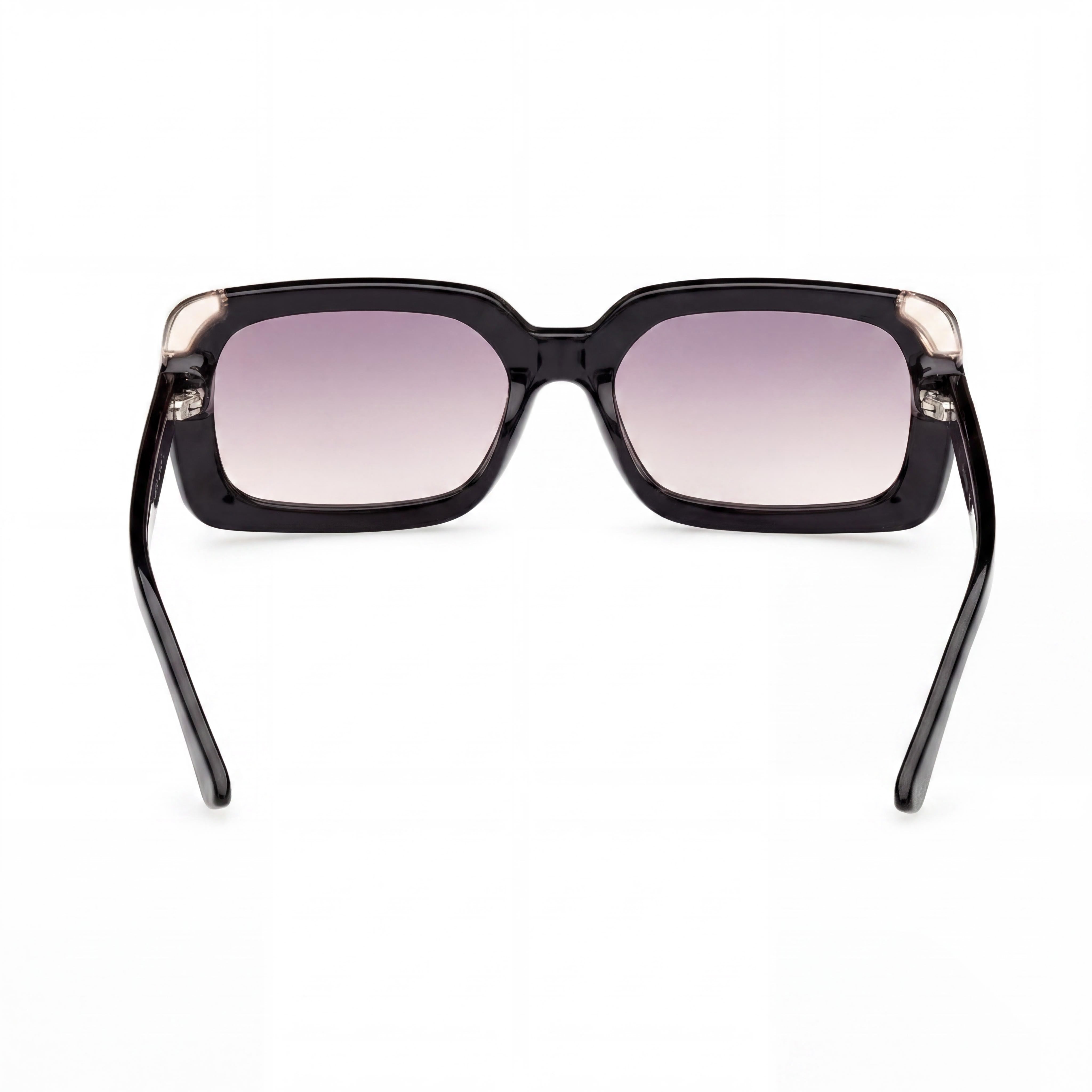 Gafas de Sol Clásicas GUESS para Mujer de Plástico Inyectado Negro Brillante Lentes Degardadas Gris Oscuro 59mm Protección UV, Photo 4