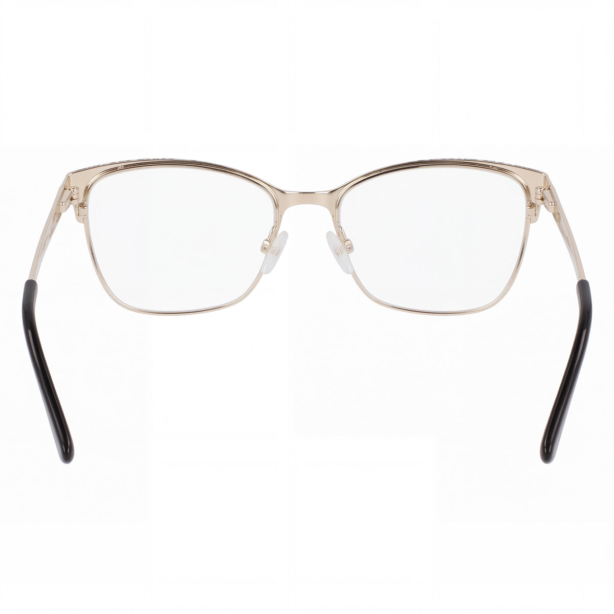 BEBE Men's Bb5221 Eyeglasses featuring Jet Lace Acetate Frames and Clear Polycarbonate Lenses 52mm, Photo 3