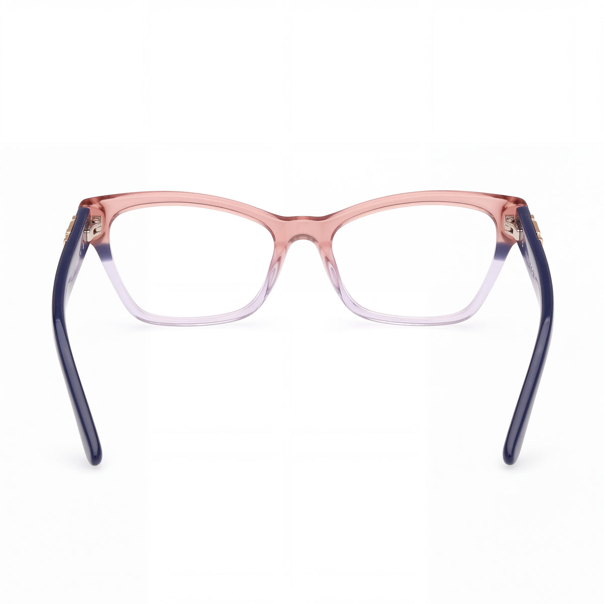 GUESS Gu2979 Women’s Blue Striped & Monocolor Plastic Frame Optical Glasses with Polycarbonate Lenses 52mm, Photo 3