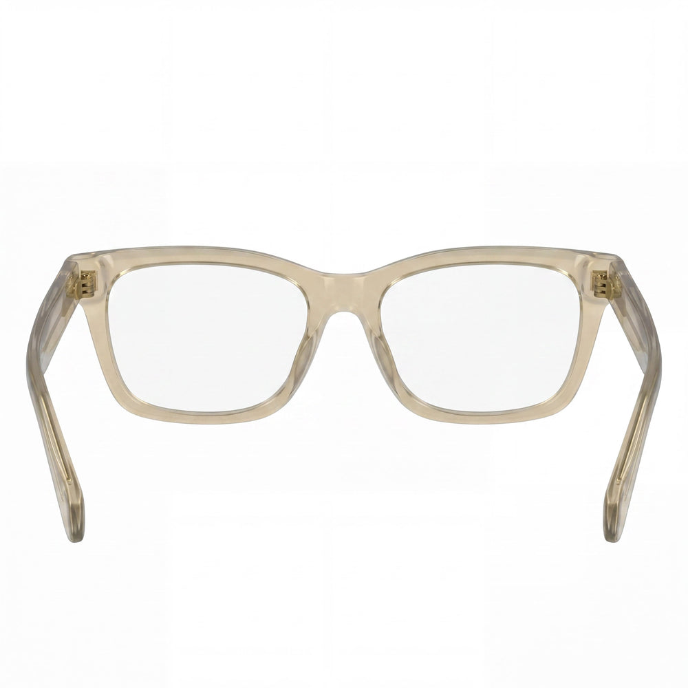 Salvatore Ferragamo SF2986 Unisex Optical Eyeglasses with Acetate Frame in Transparent Beige, Size 53